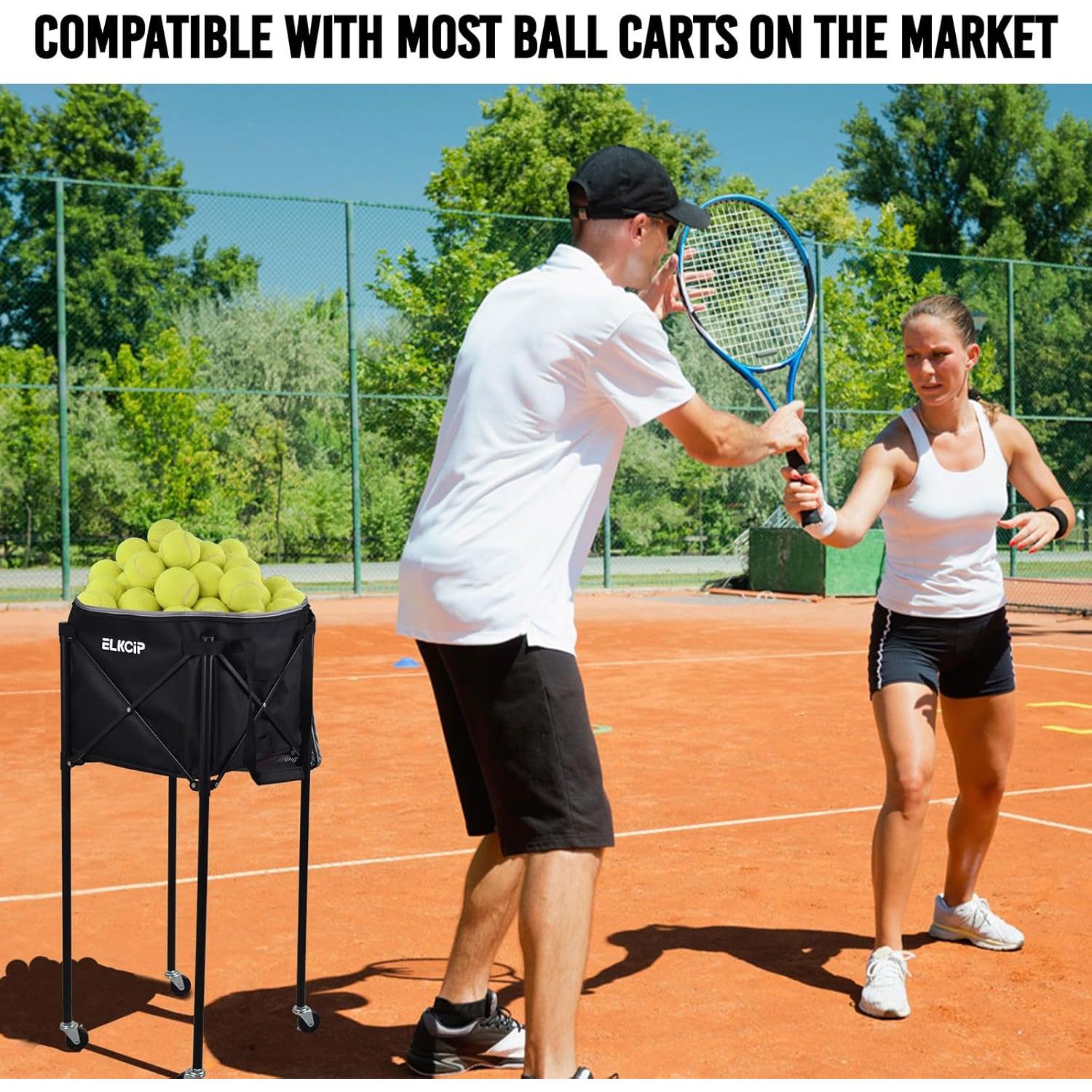 Recolector de Pelotas Portátil ELKCIP para Tenis y Pickleball