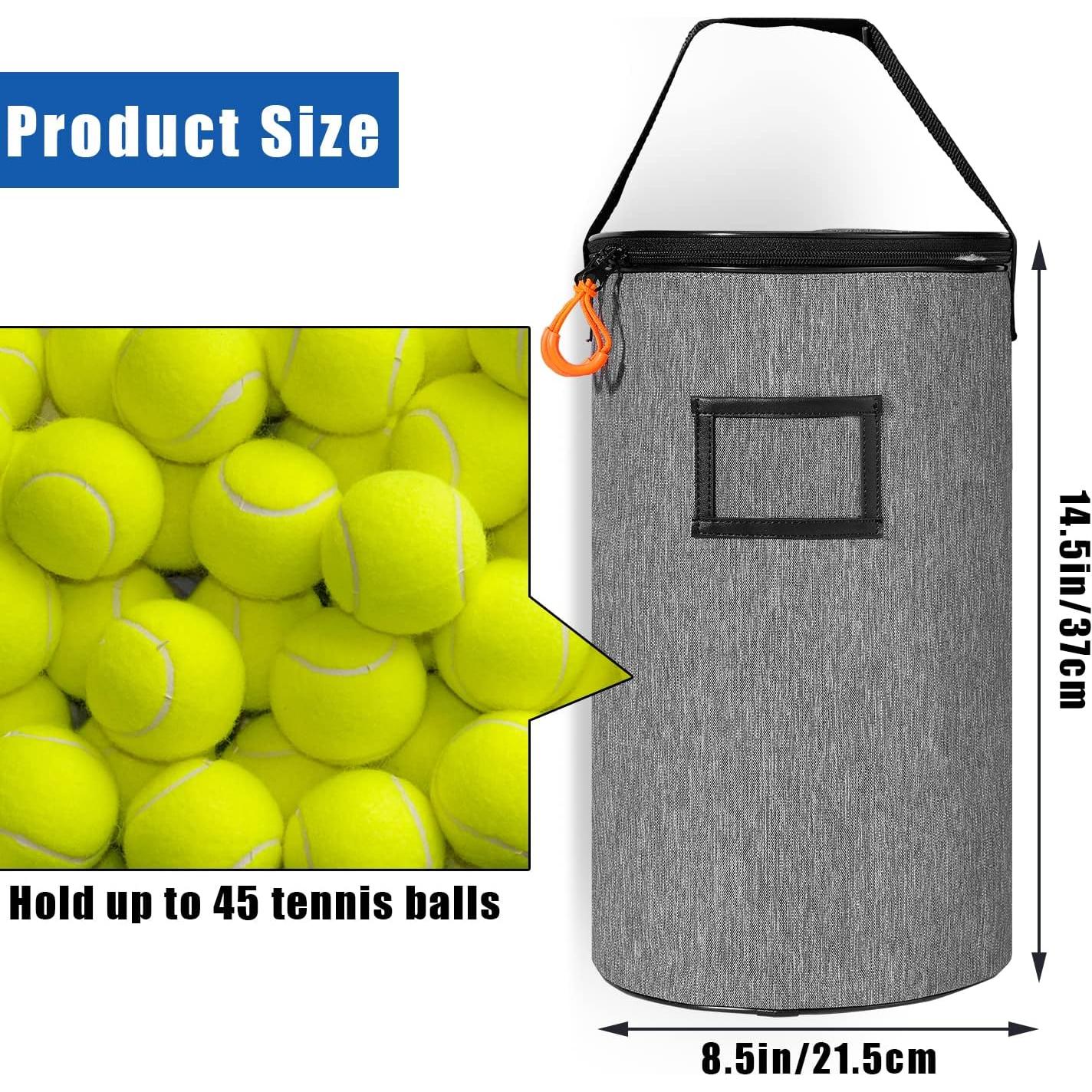 Cesta de Pelotas de Tenis VISEMAN 45 Pelotas Capacidad 36.8cm