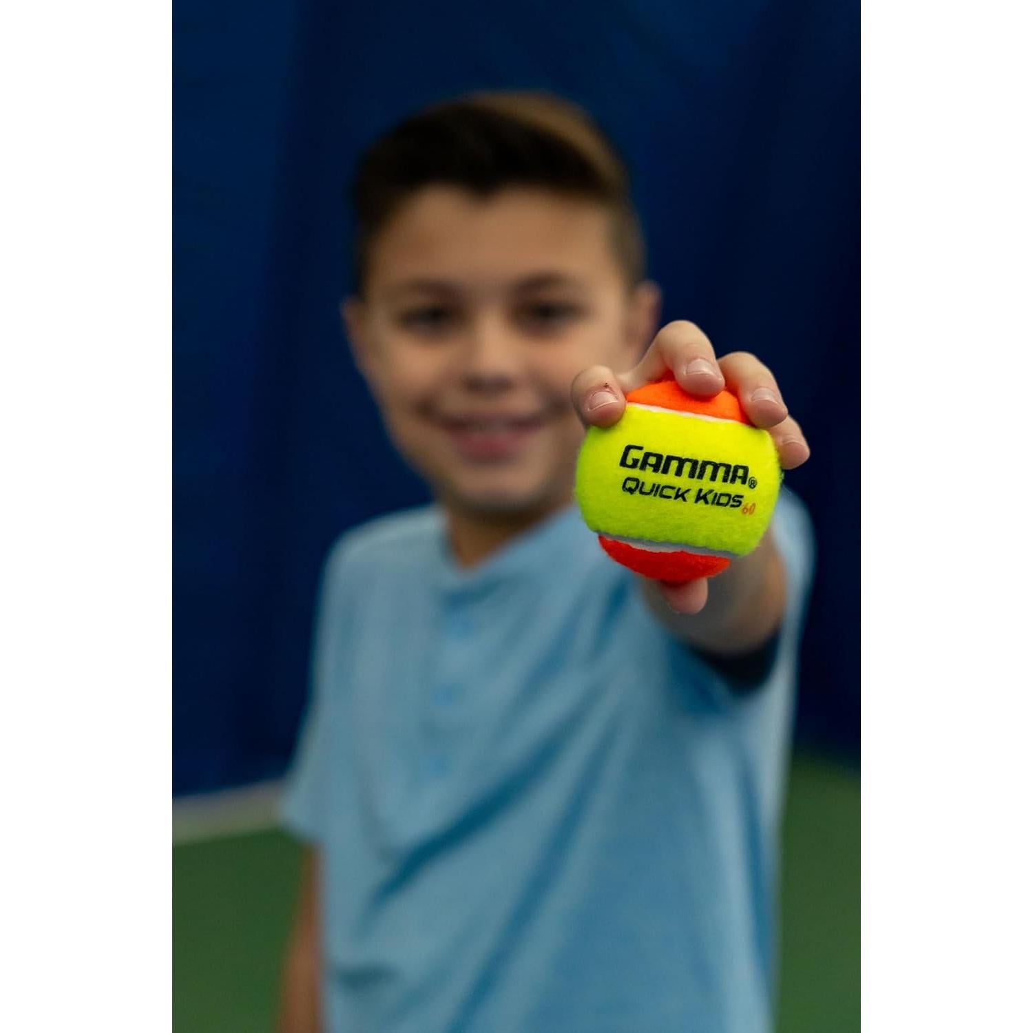 Pelotas de Tenis de Entrenamiento GAMMA Quick Kids 60 - 12 Unidades