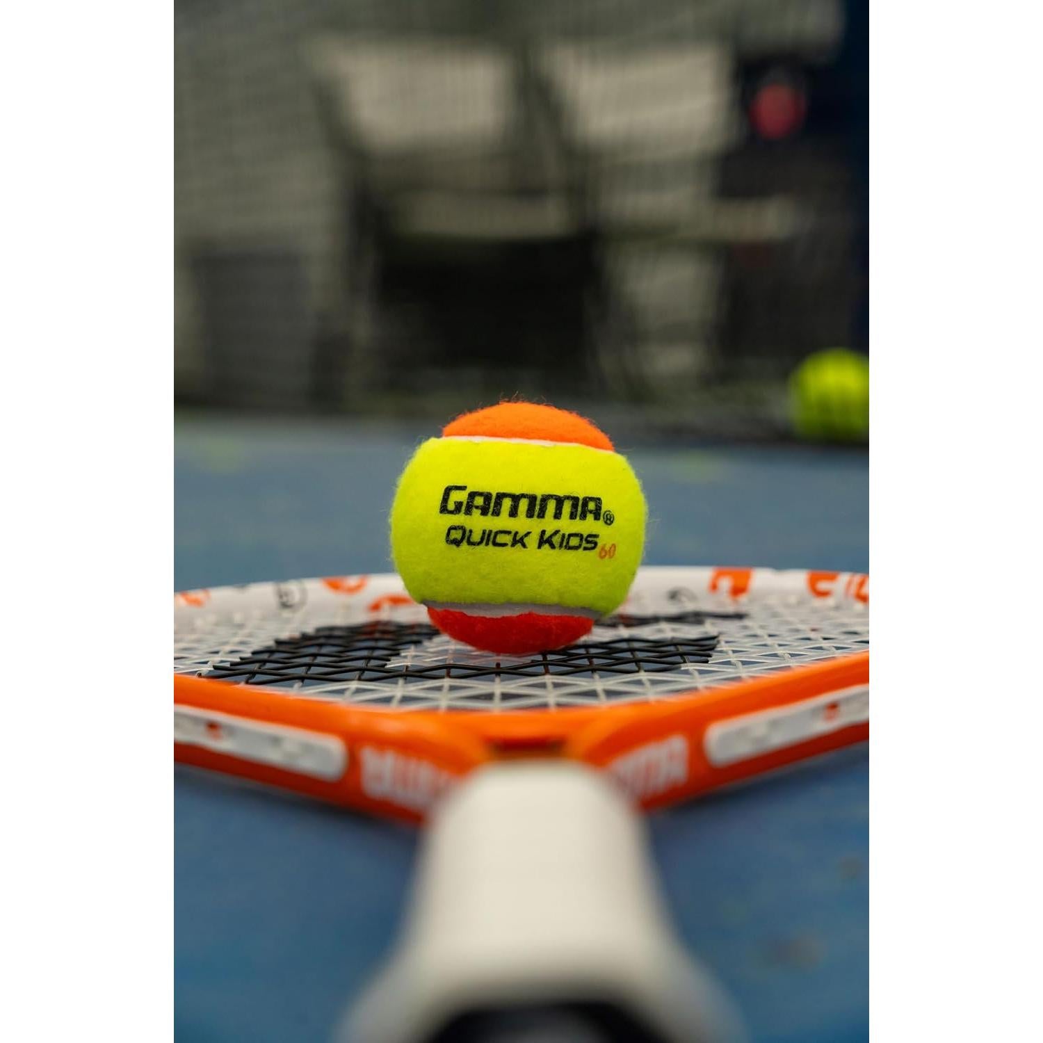 Pelotas de Tenis de Entrenamiento GAMMA Quick Kids 60 - 12 Unidades
