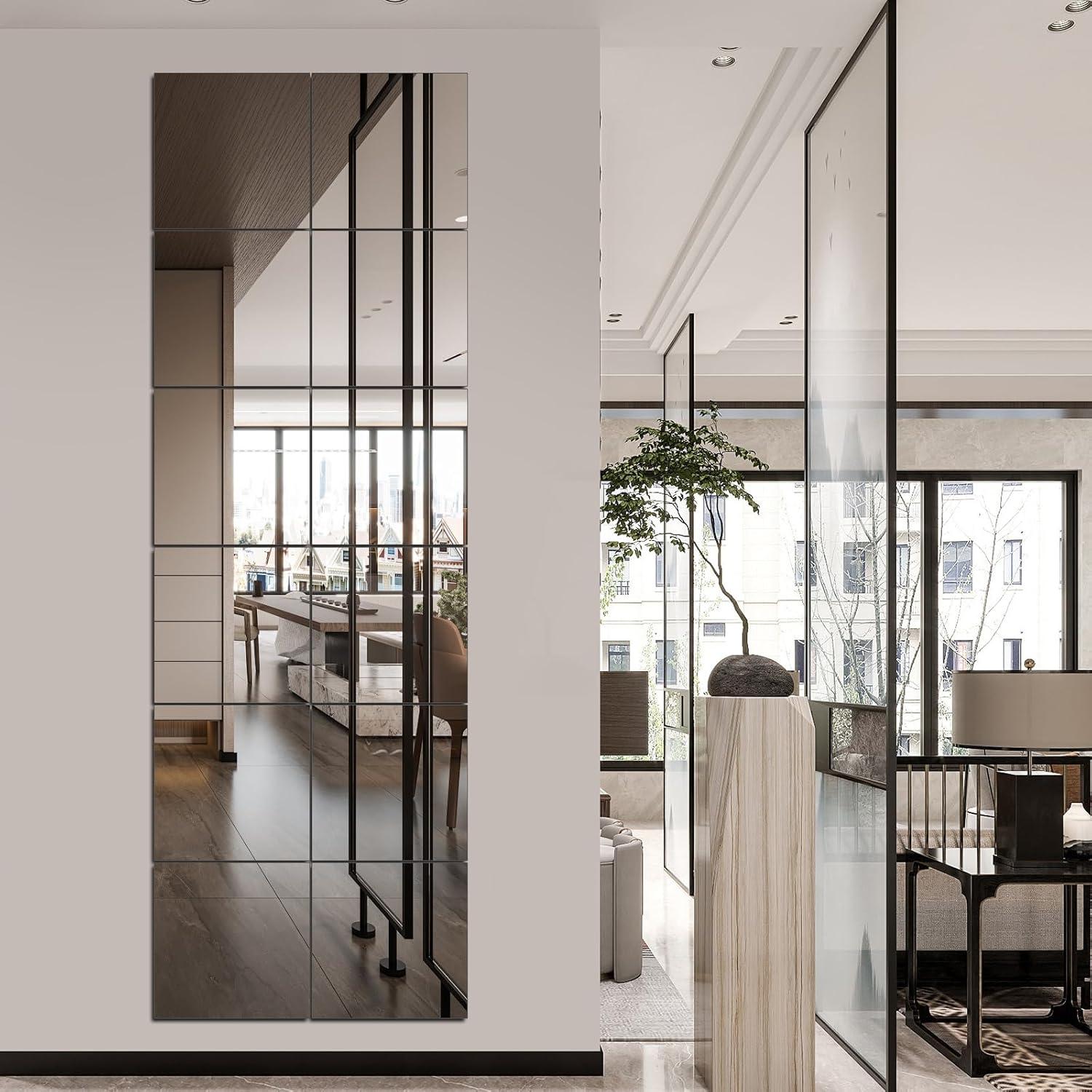 Espejo de Gimnasio en Casa VSAR 12Pcs 30.48x25.4cm Vidrio HD