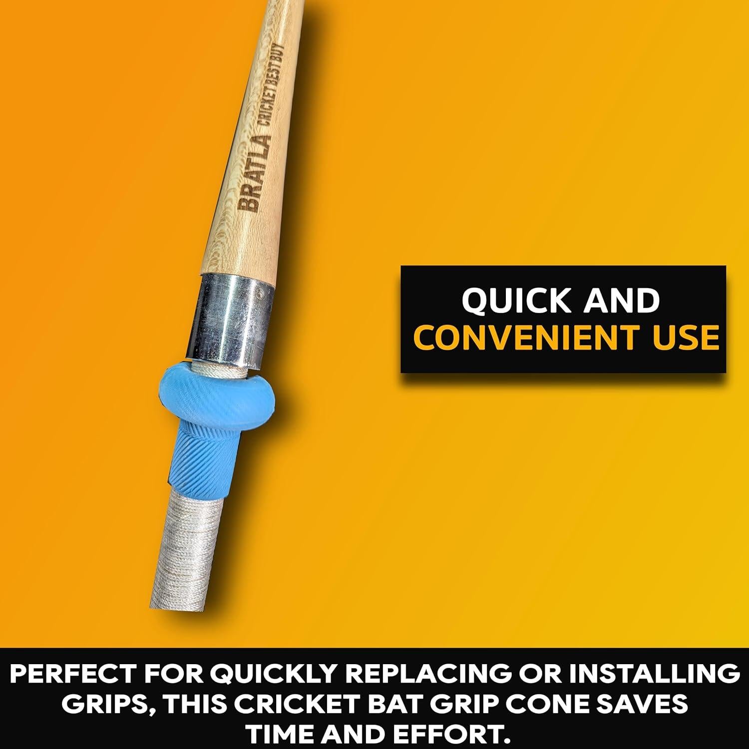 Cono de Agarre para Bate de Críquet Bratla - Madera y Metal