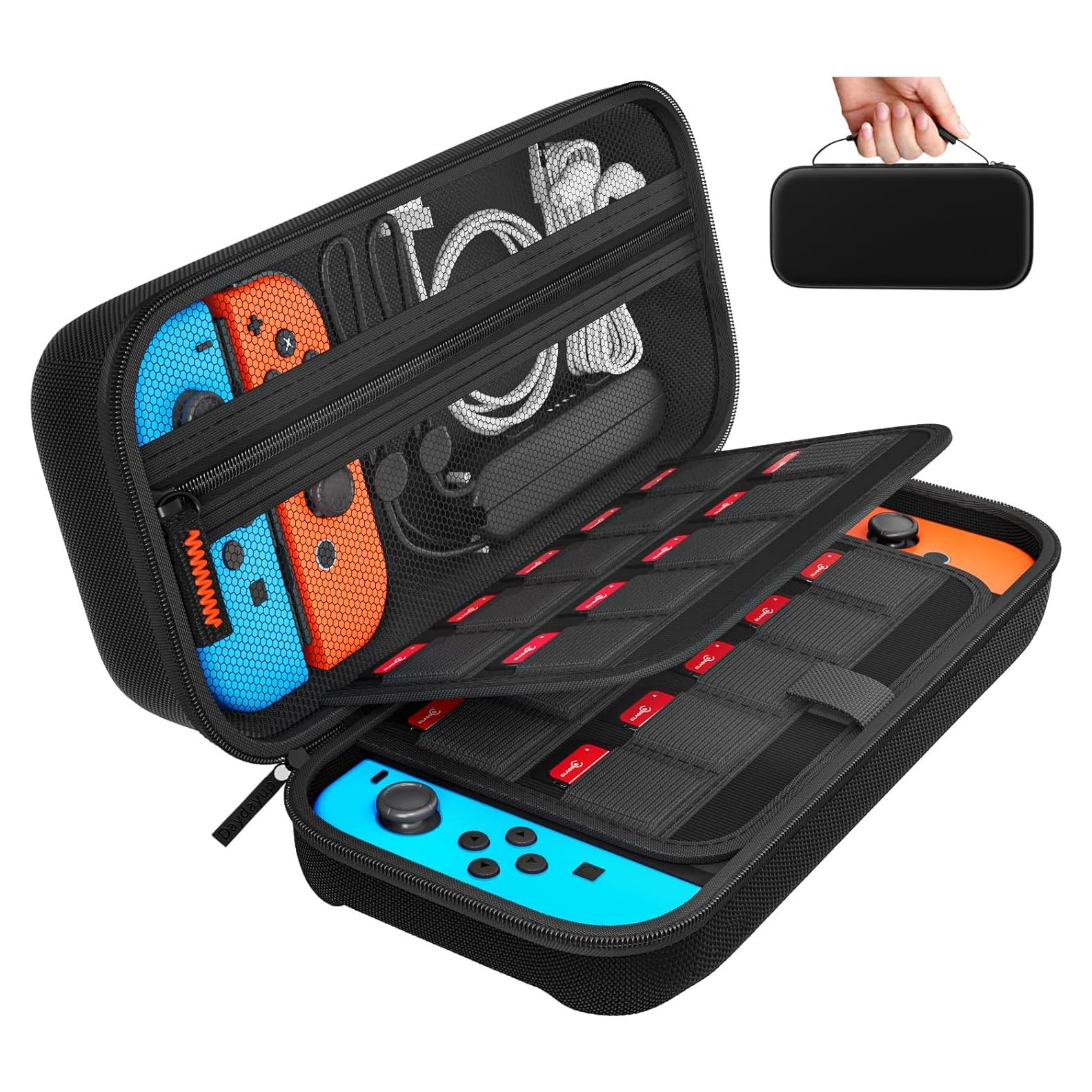 Funda de Transporte Daydayup para Nintendo Switch OLED 20 Cartuchos