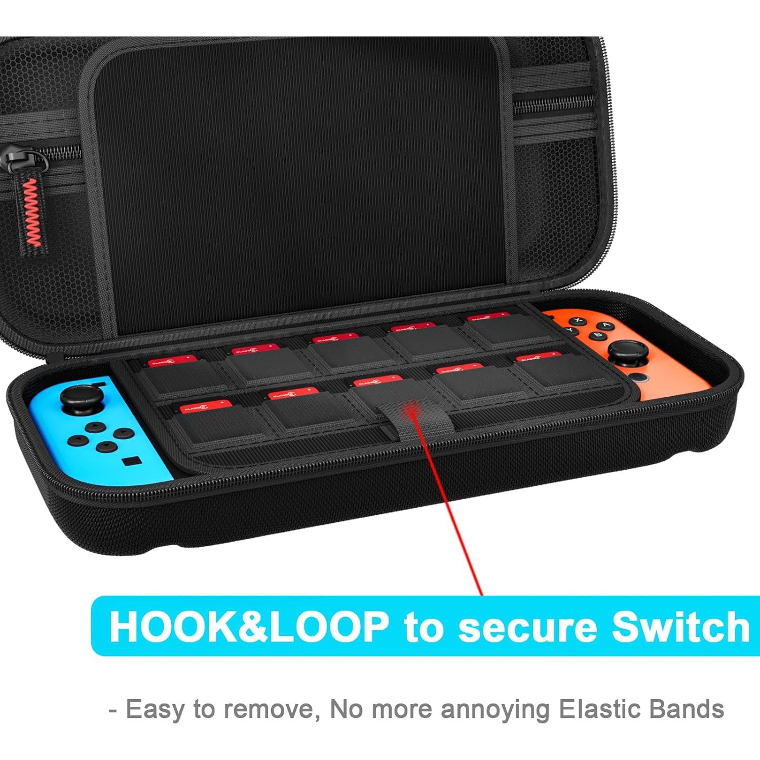 Funda de Transporte Daydayup para Nintendo Switch OLED 20 Cartuchos