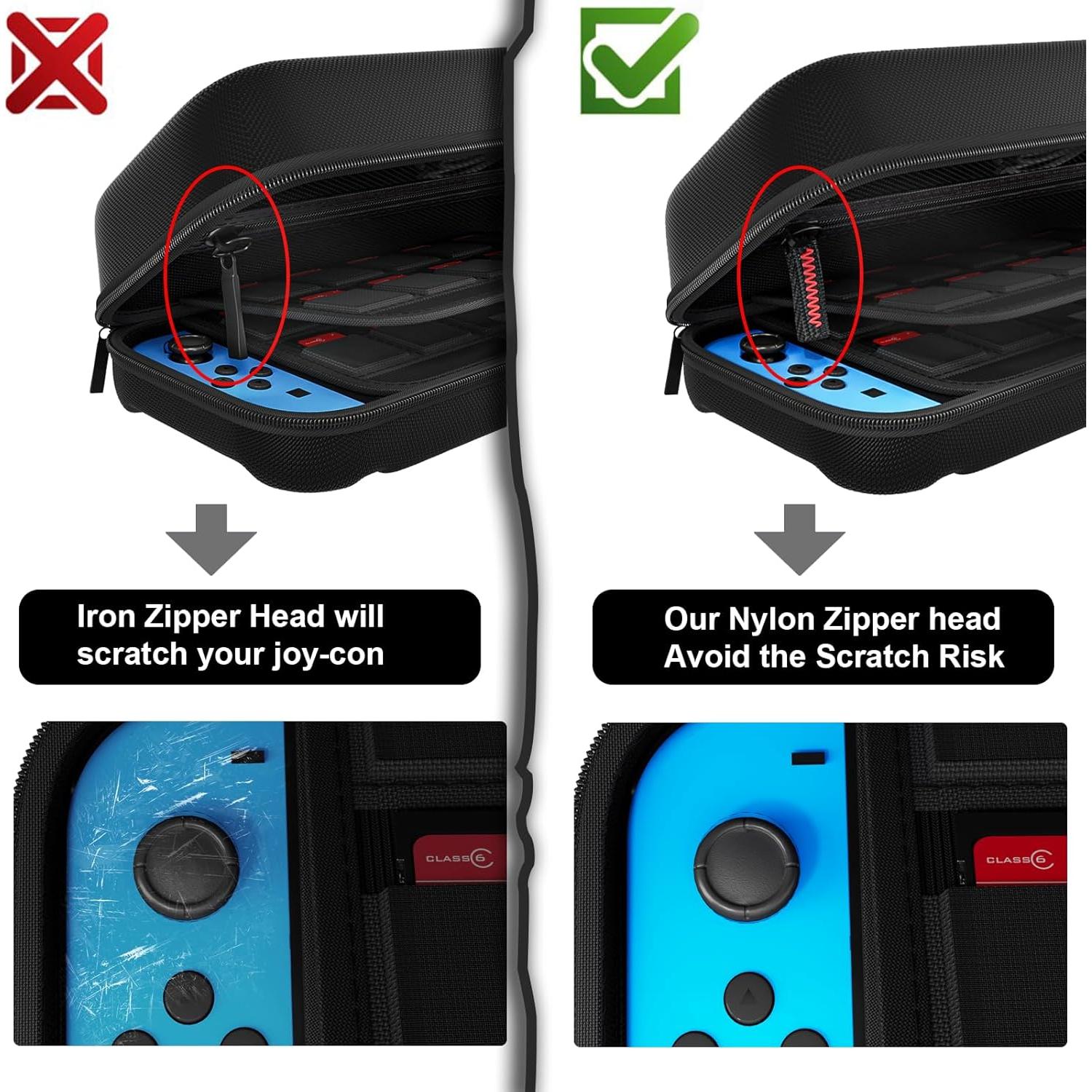 Funda de Transporte Daydayup para Nintendo Switch OLED 20 Cartuchos