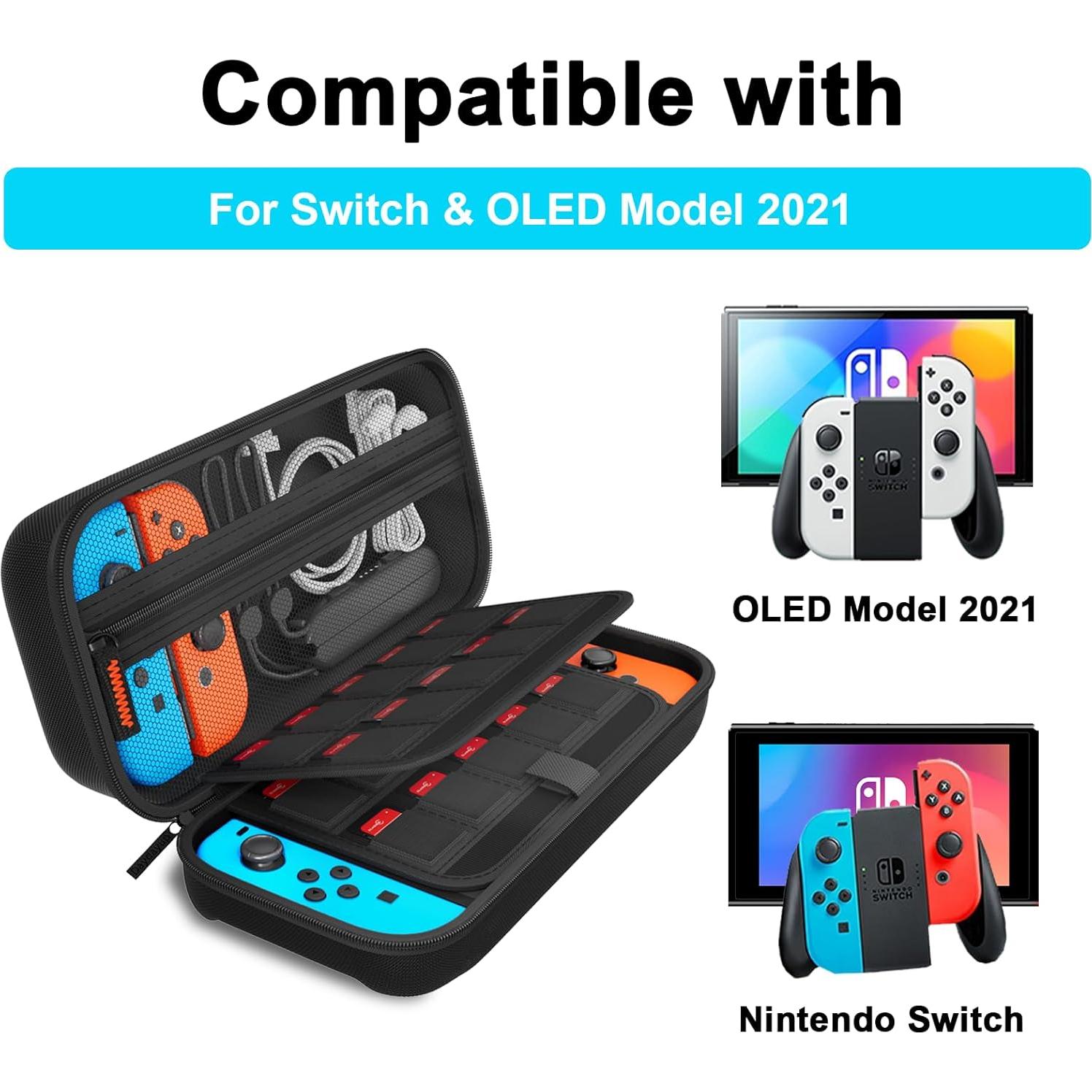 Funda de Transporte Daydayup para Nintendo Switch OLED 20 Cartuchos