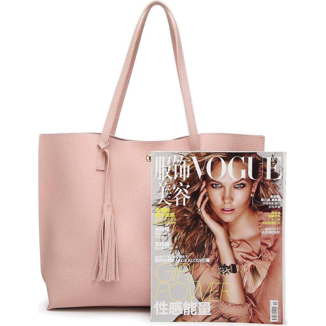 Bolso de Hombro Dreubea de Cuero Sintético Gran Capacidad