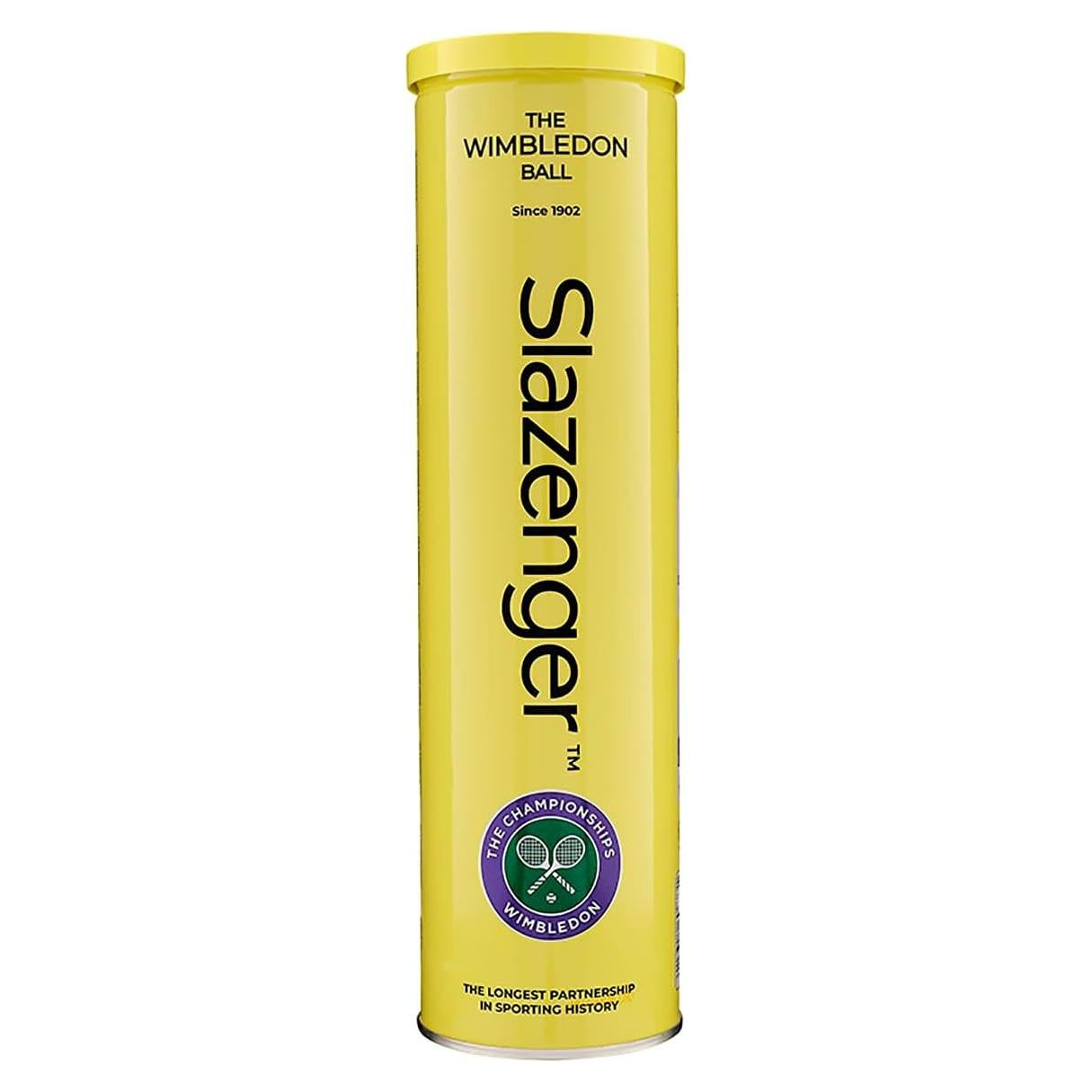 Pelotas de Tenis Slazenger Wimbledon - Lata de 4 Unidades