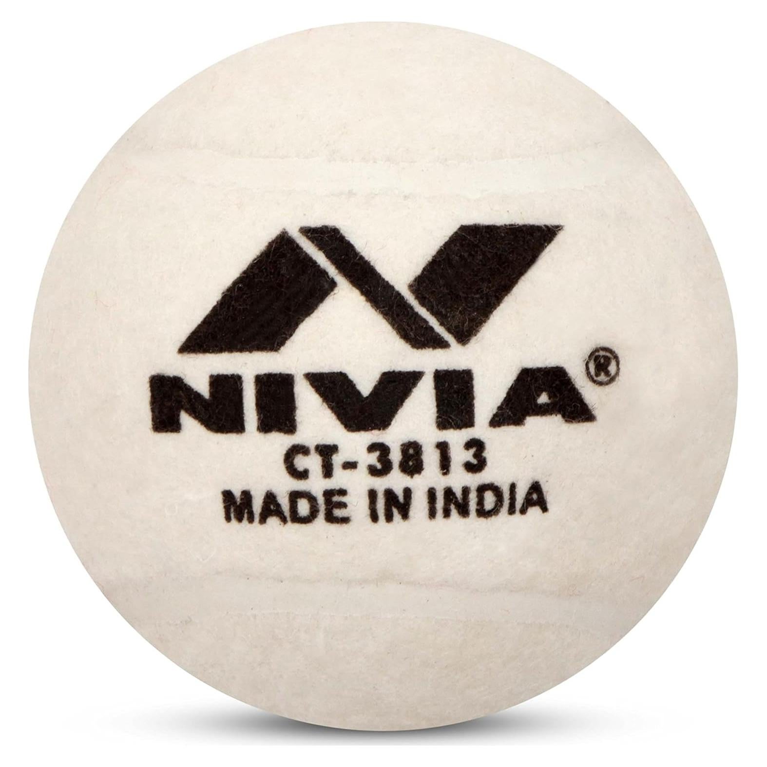 Pelotas de Tenis de Cricket Nivia CT-3812 Paquete de 6