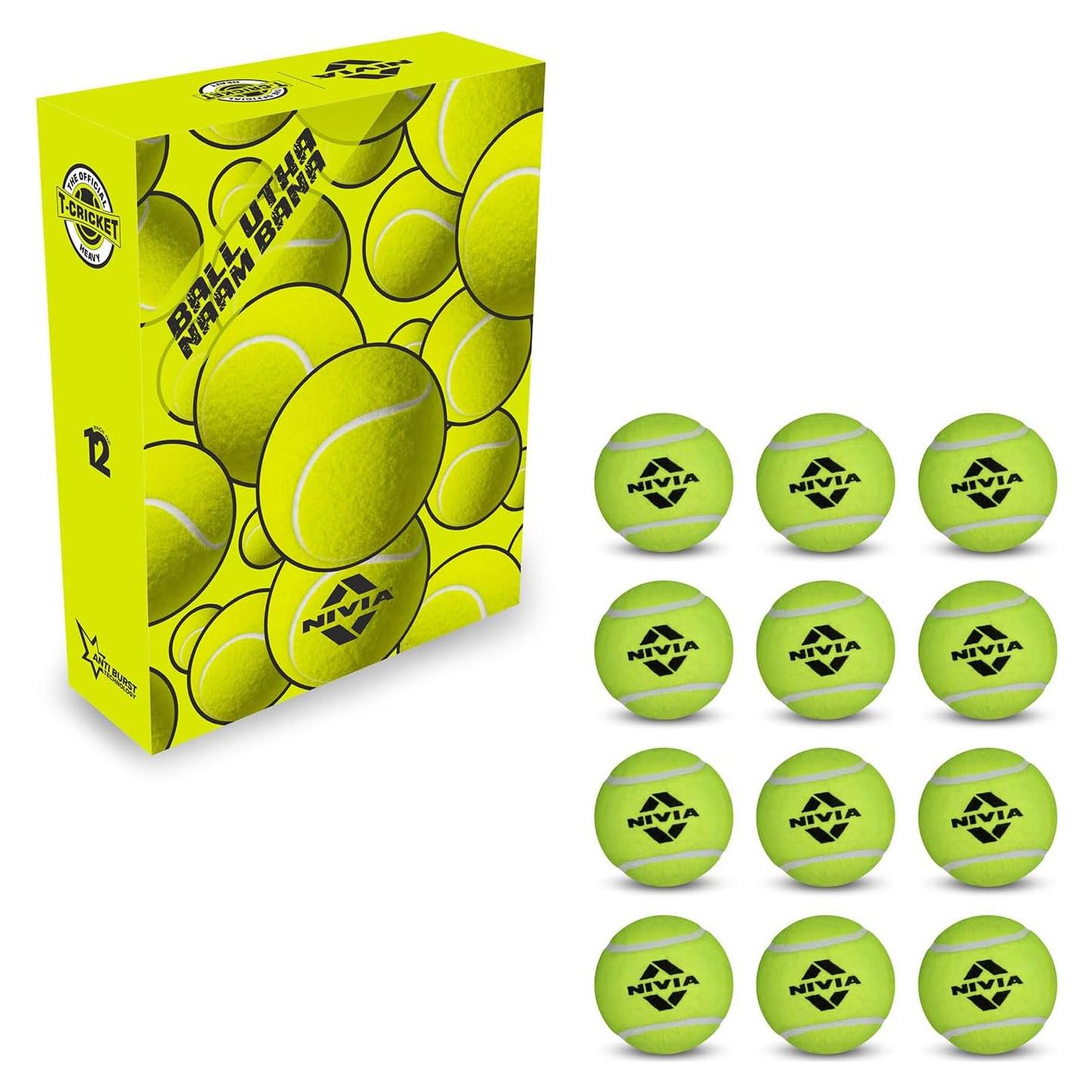 Pelotas de Cricket NIVIA CT-3812 - Paquete de 12 Unidades