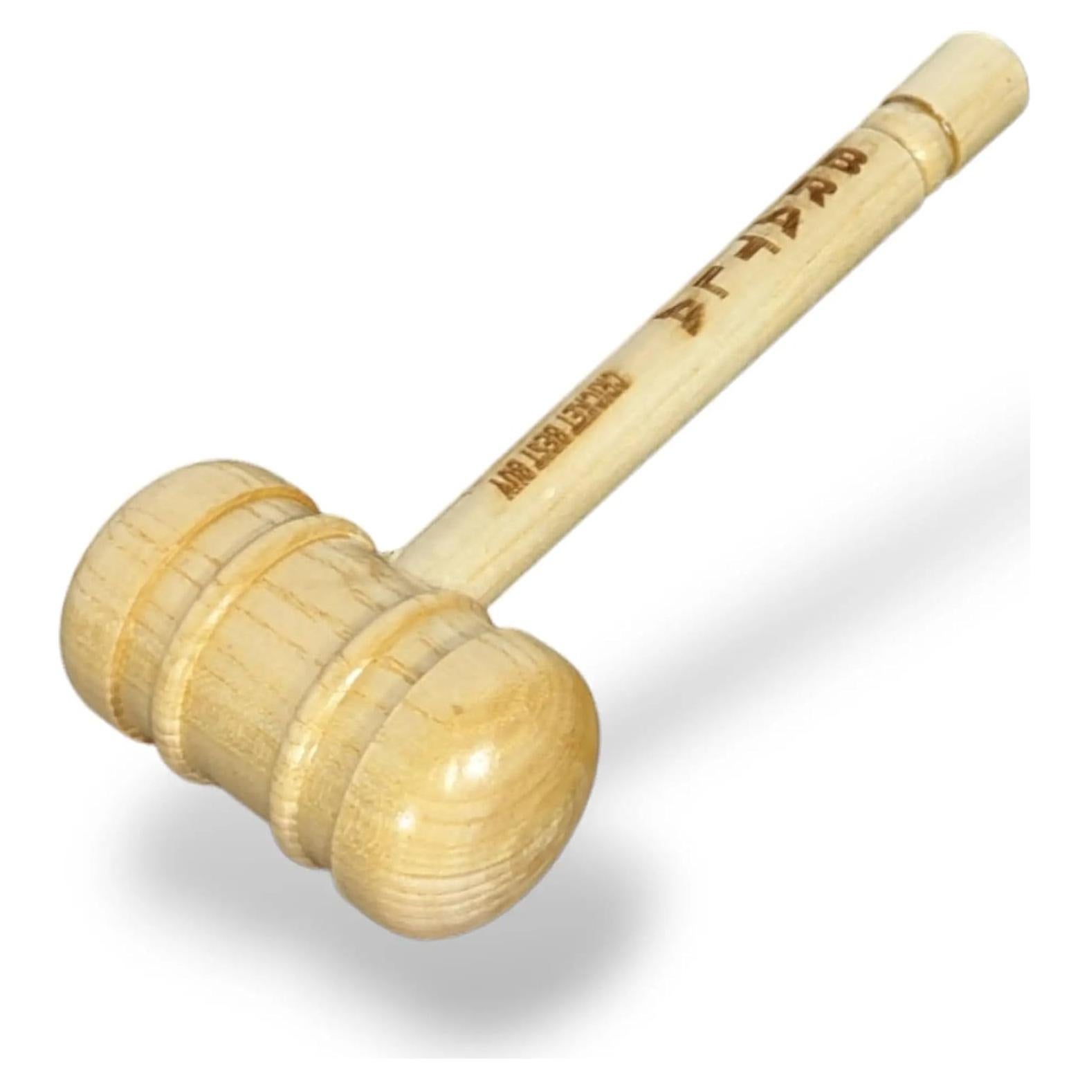 Mazo de Bate de Cricket Bratla Pro - Madera Maciza Ergonomico