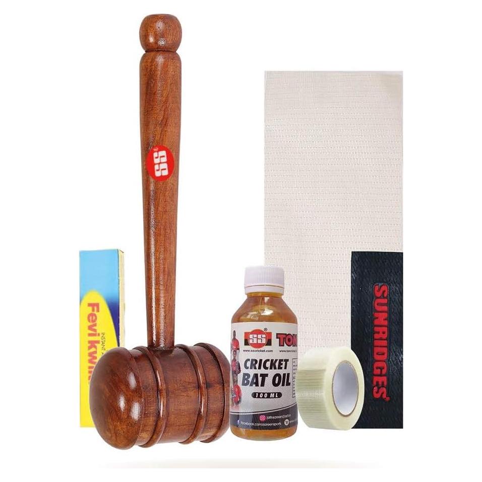 Kit de Cuidado de Bate de Cricket SS Maximus - Aceite, Protector y Más