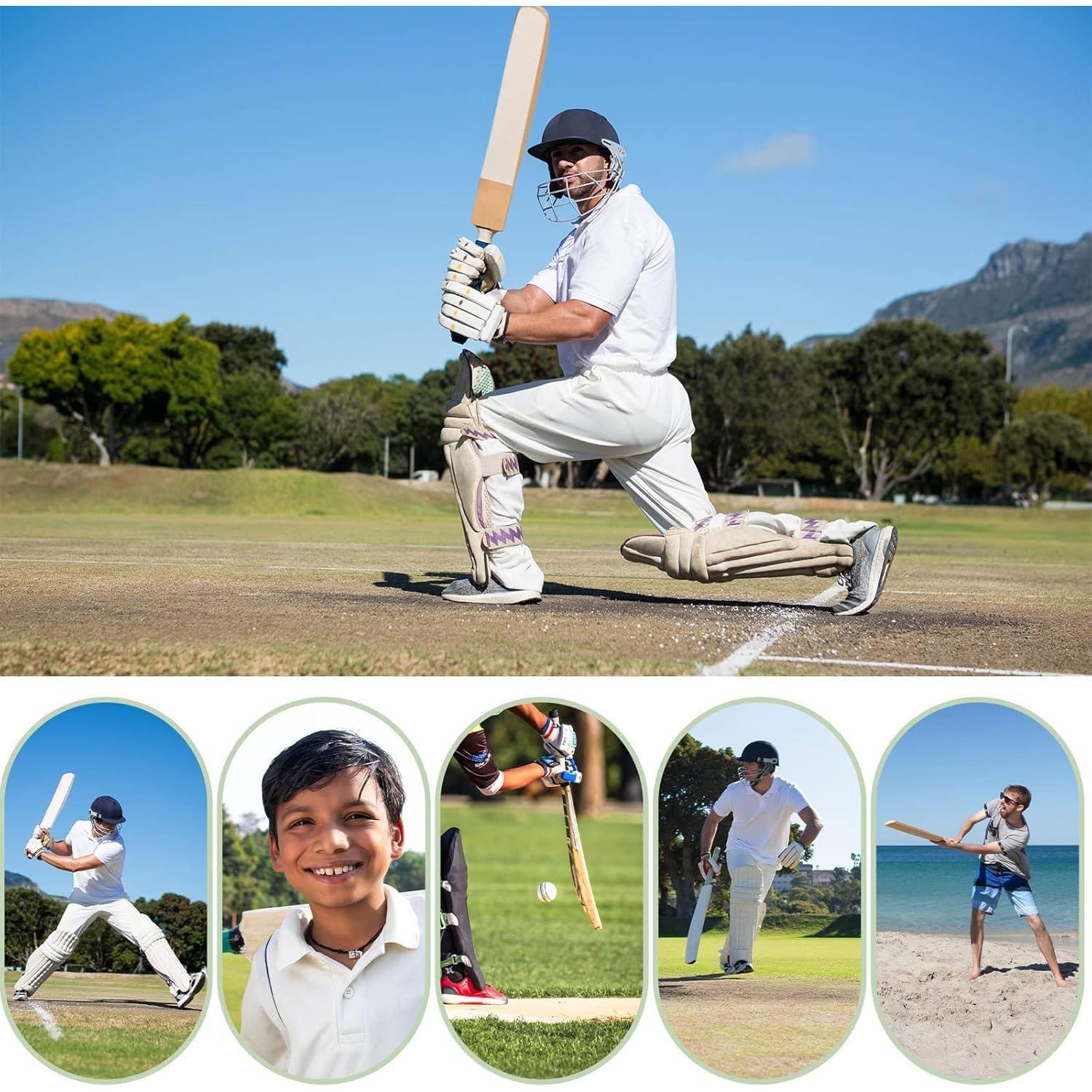 4 Hojas de Protección para Bate de Cricket Genérico 38x17cm