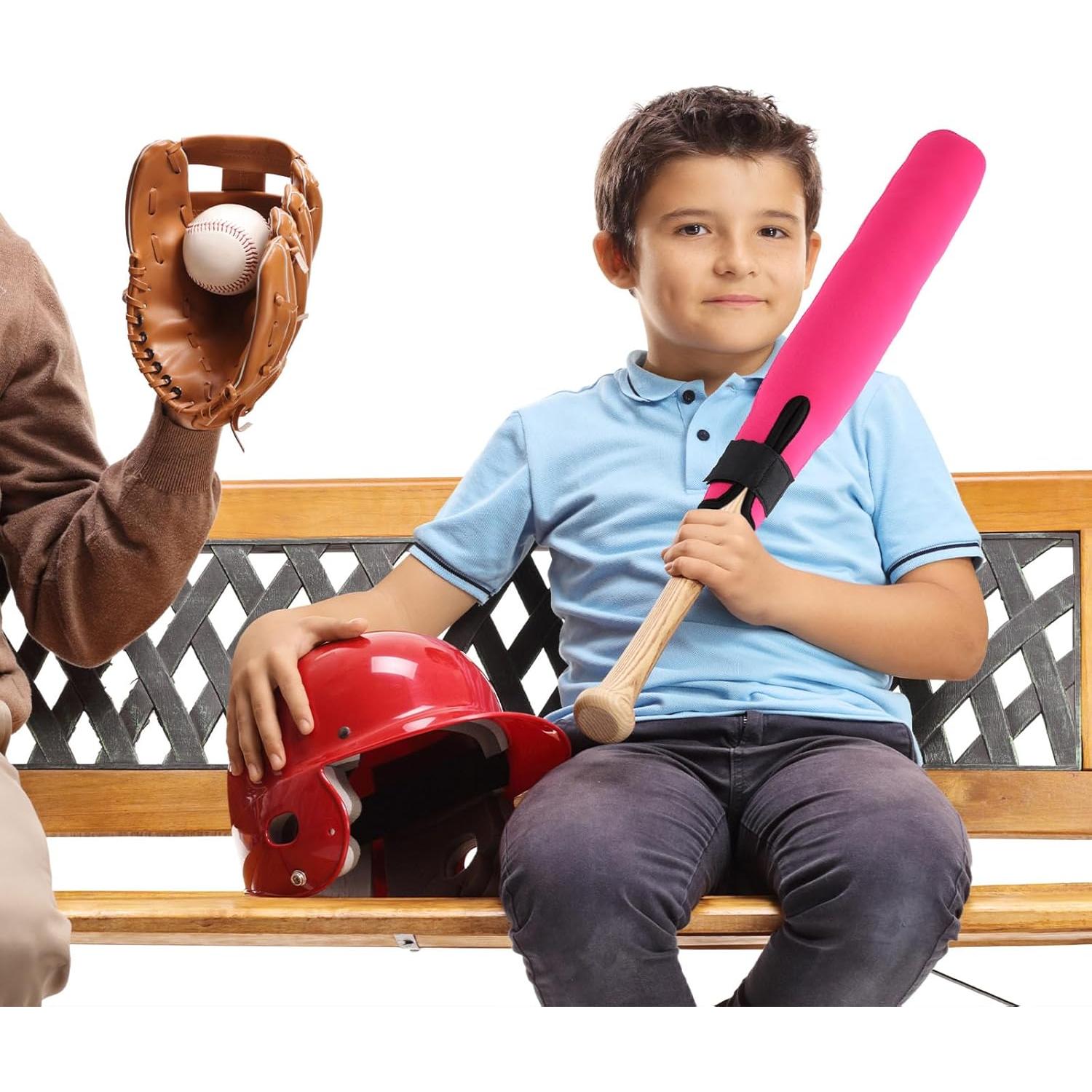 Funda Calentadora de Bate de Béisbol Sanwuta 2 Pcs Rojo