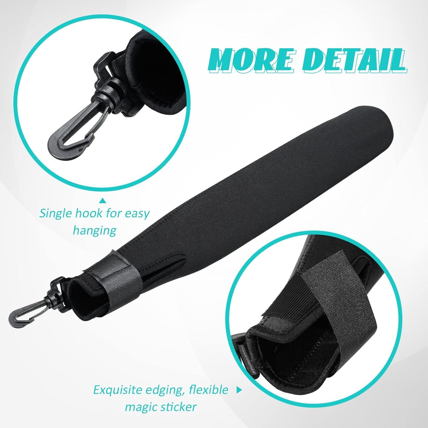 Funda Calentadora de Bate de Béisbol Honoson 4 Pcs Neopreno Negro