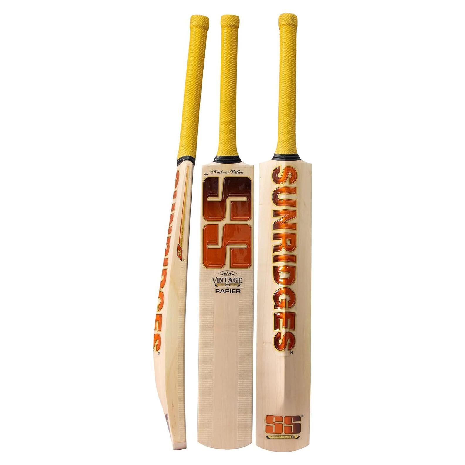Bate de Cricket SS Vintage Rapier Madera Kashmir Adulto 1.27kg