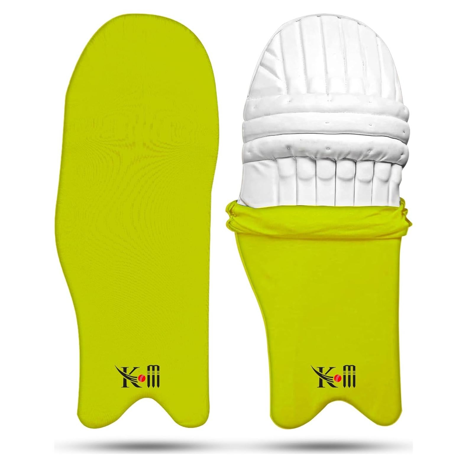 Cubiertas para almohadillas de bateo de cricket KM SPORTS - Impermeables y elásticas - Talla única