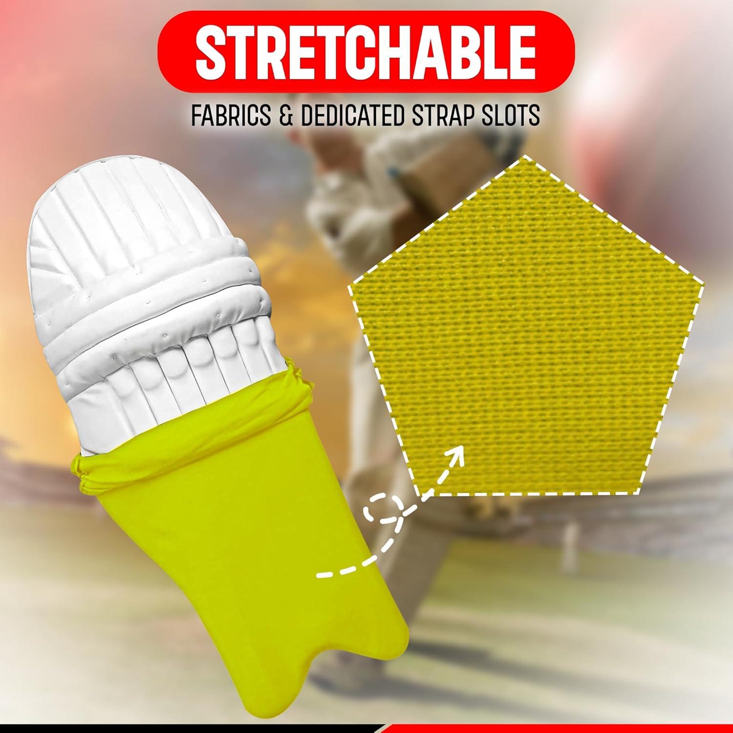 Cubiertas para almohadillas de bateo de cricket KM SPORTS - Impermeables y elásticas - Talla única