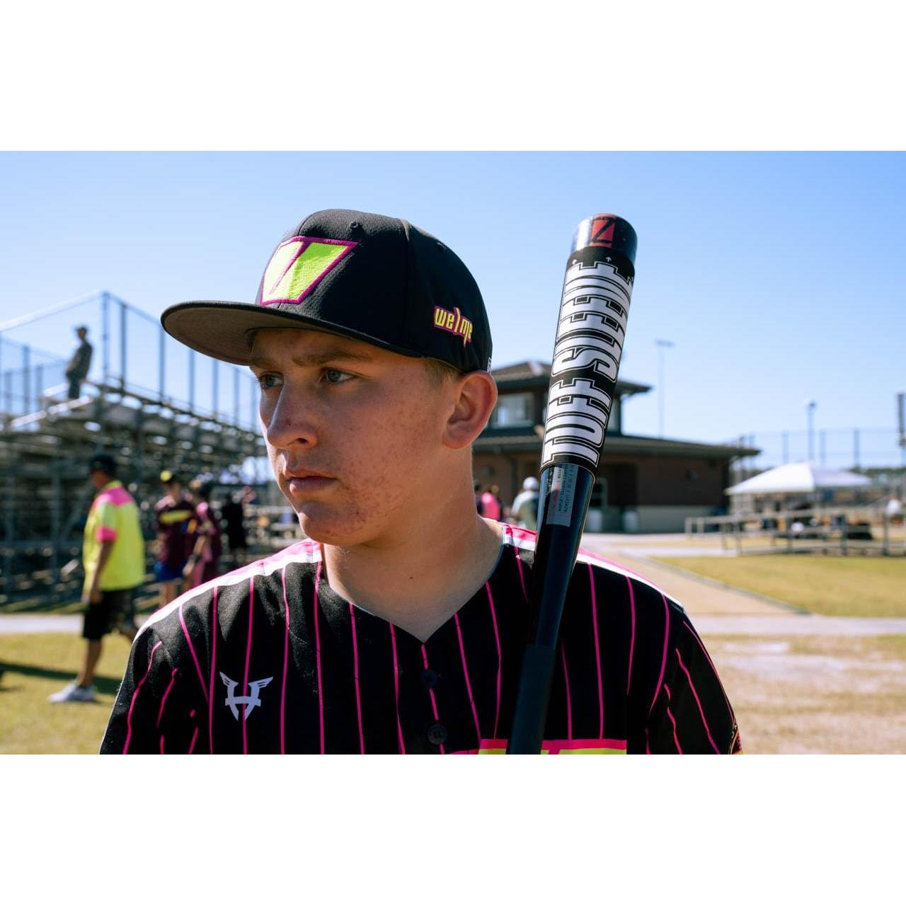 Protector de bate Markwort Tuff Sleeve 2.25" a 2.75" Negro