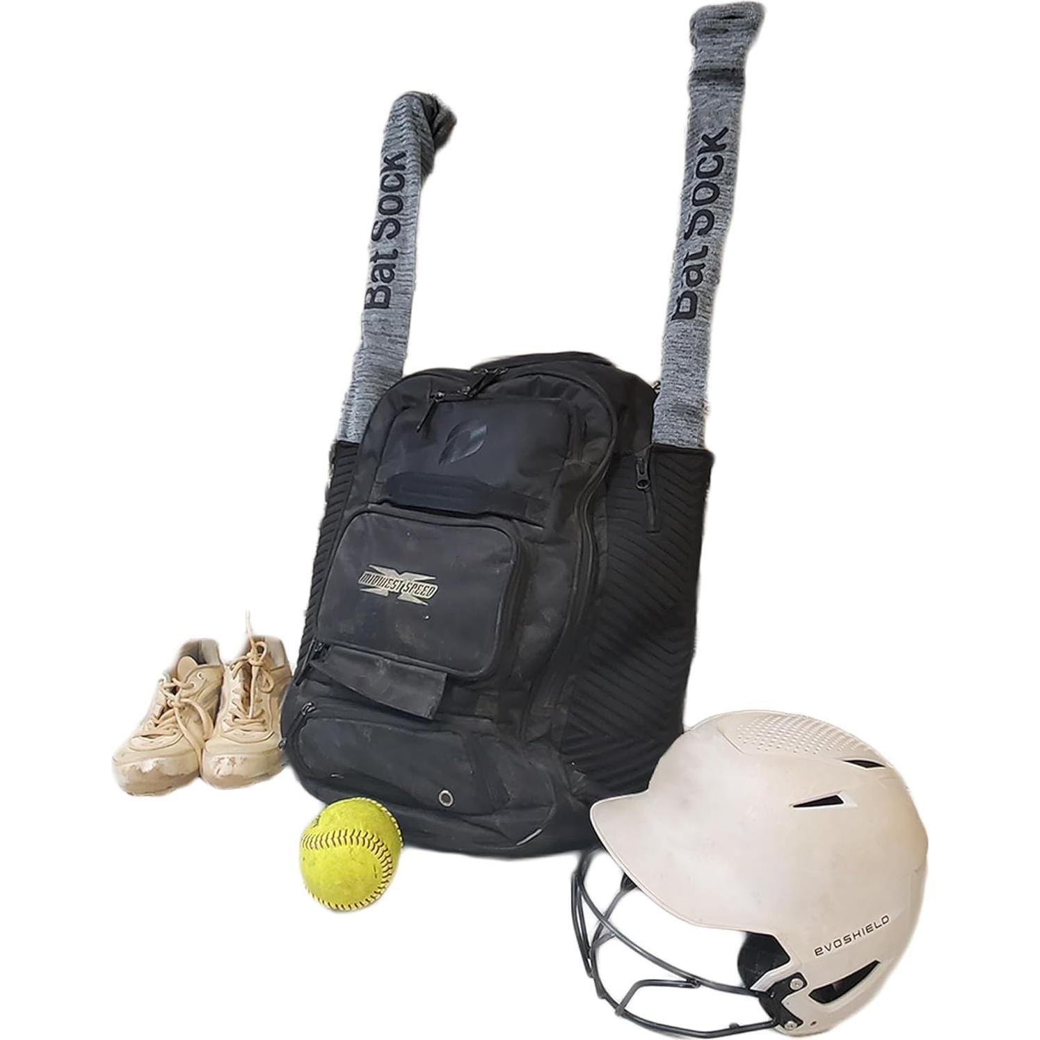 Funda de Bate de Béisbol Hat Shark Batsock Gris 88.9 cm