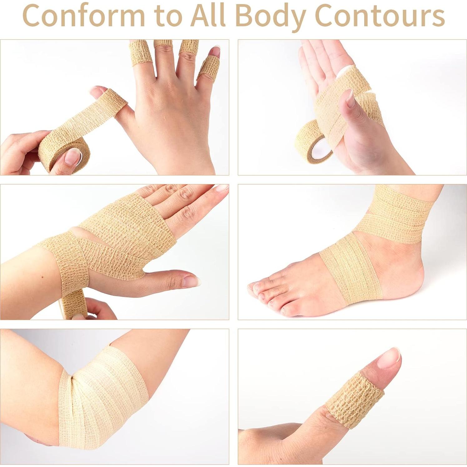 Cinta Elástica Autoadhesiva KINMINGZHU 2.54cm x 4.48m