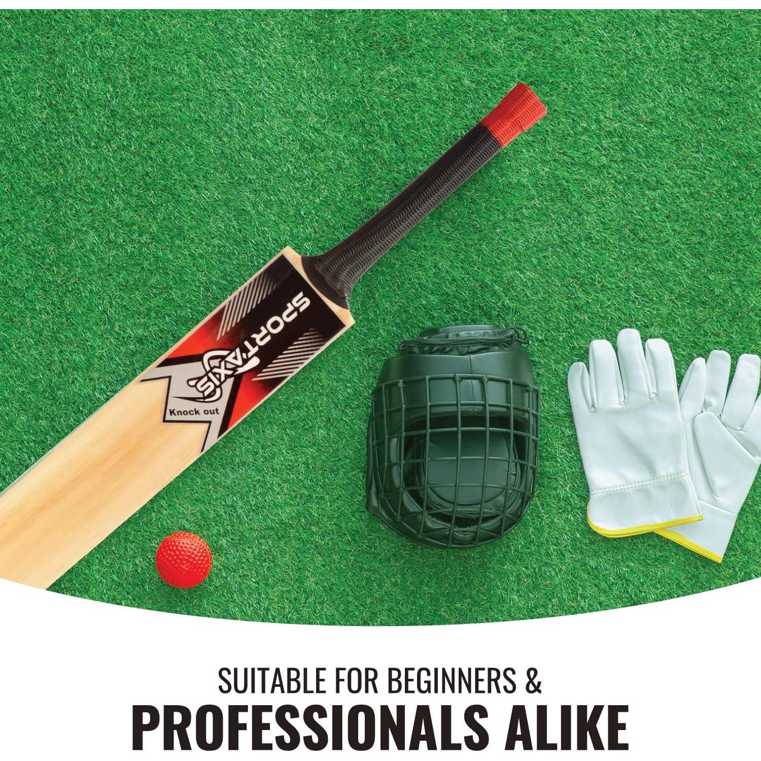 Bate de Cricket de Madera Sportaxis Kashmir Willow 95cm