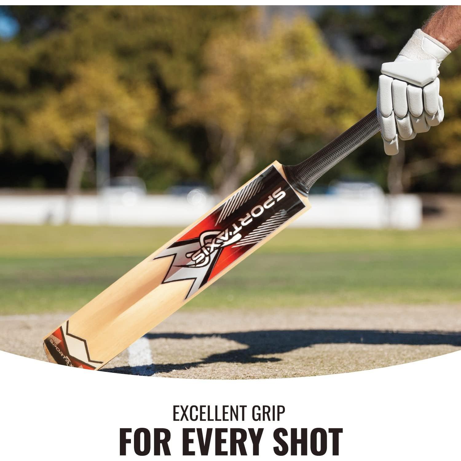 Bate de Cricket de Madera Sportaxis Kashmir Willow 95cm