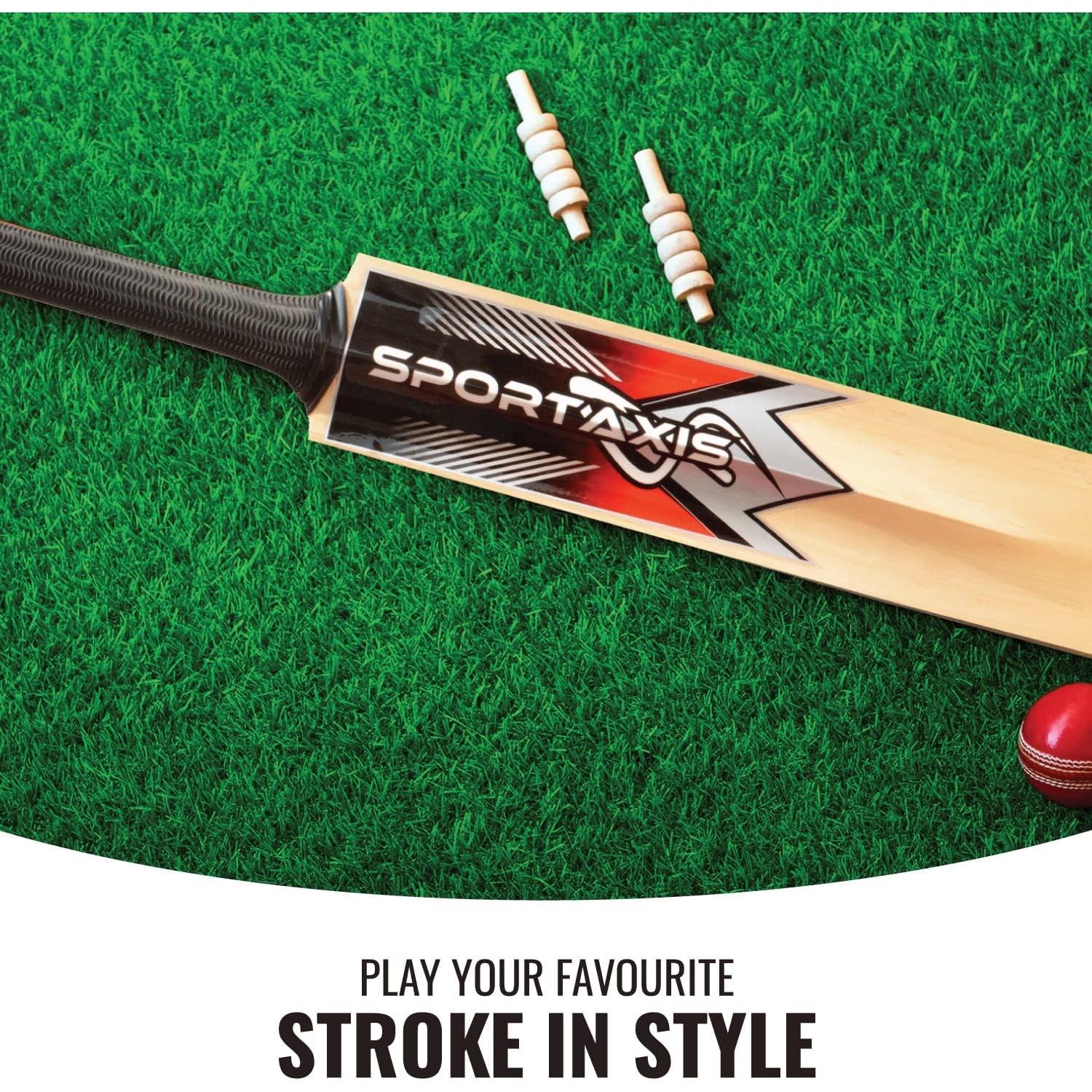 Bate de Cricket de Madera Sportaxis Kashmir Willow 95cm