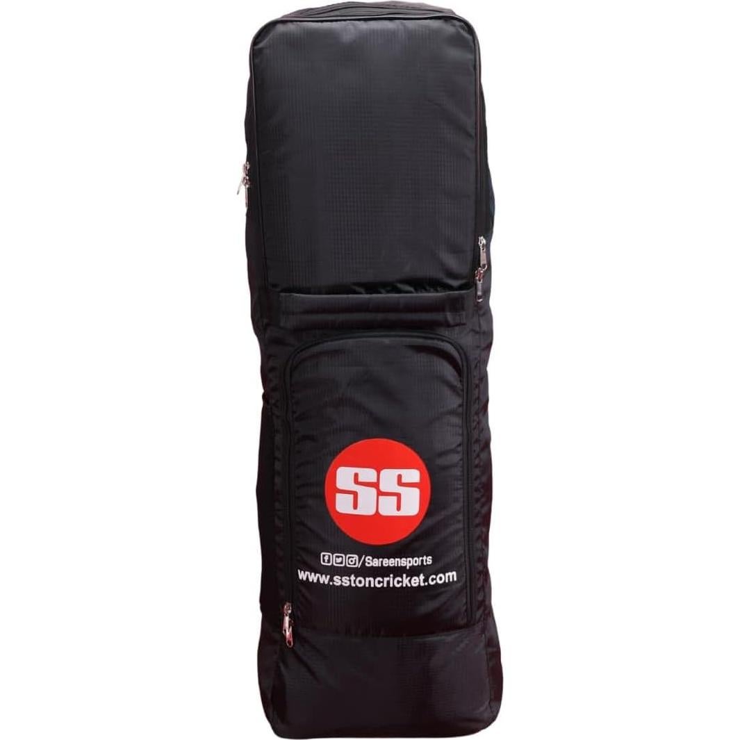 Conjunto de Cricket de Plástico SS con Bolsa Premium - 1 Bate, 3 Wickets, 1 Pelota
