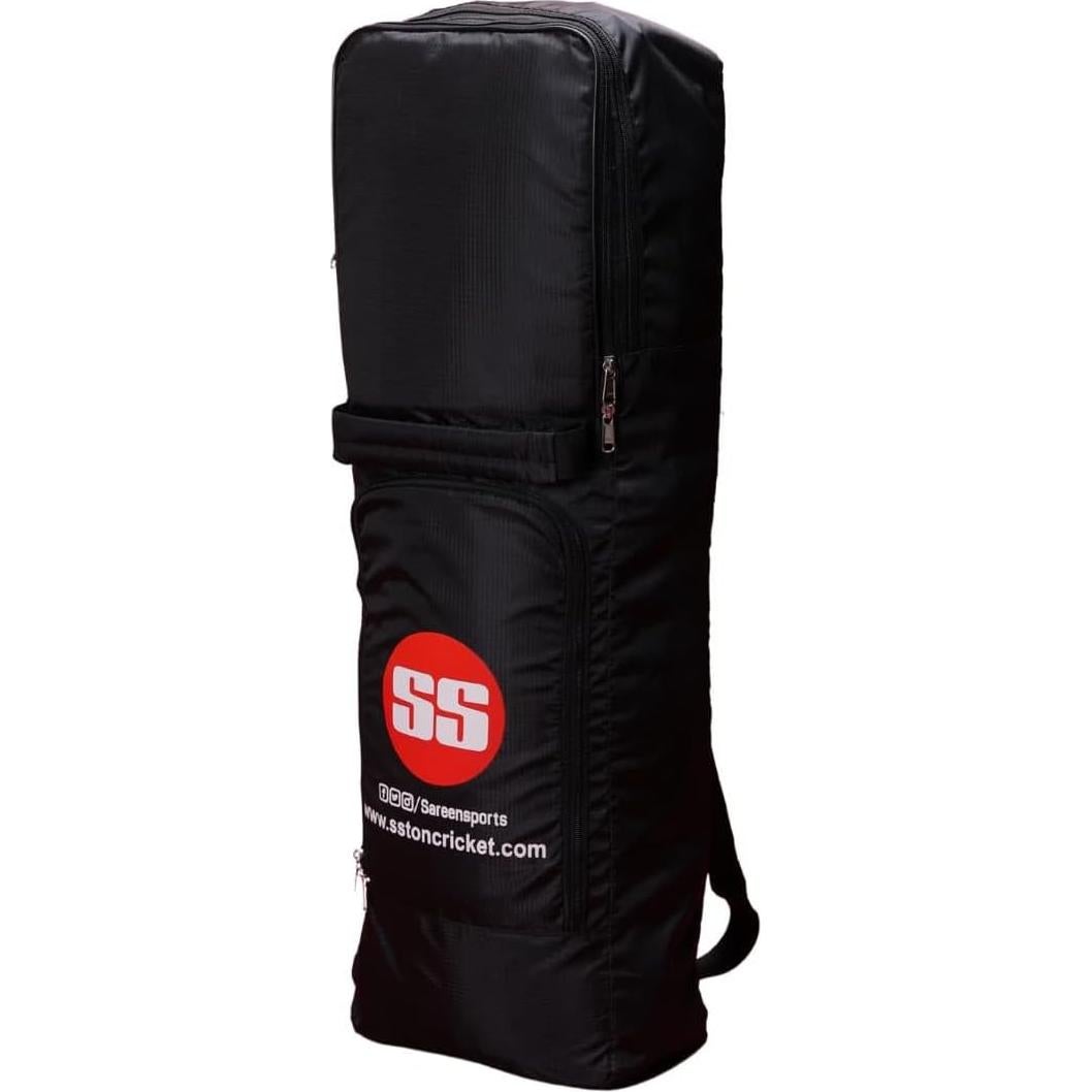 Conjunto de Cricket de Plástico SS con Bolsa Premium - 1 Bate, 3 Wickets, 1 Pelota