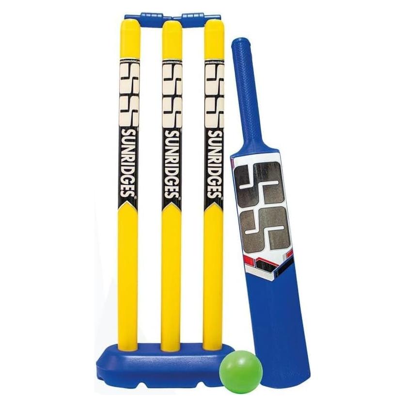 Conjunto de Críquet de Plástico Junior T TABAKH SS - 1 Bate, 3 Wickets, 1 Pelota