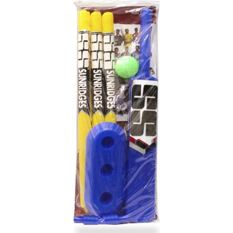 Conjunto de Críquet de Plástico Junior T TABAKH SS - 1 Bate, 3 Wickets, 1 Pelota