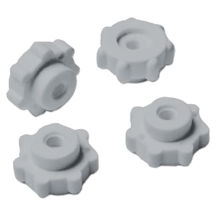 Tuercas para Casco de Cricket Shrey Gris Estándar