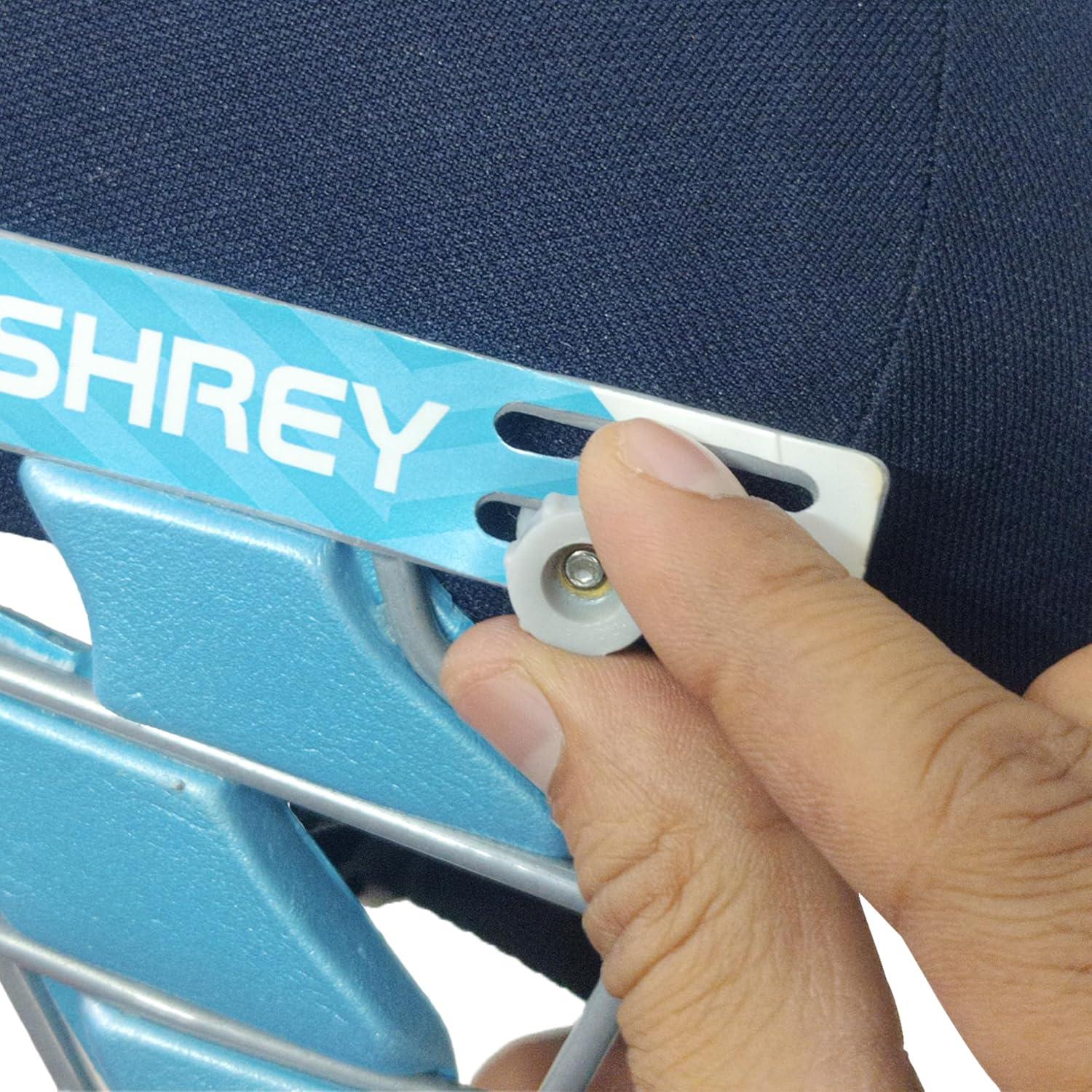 Tuercas para Casco de Cricket Shrey Gris Estándar