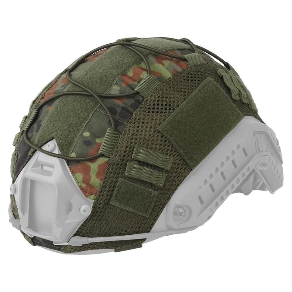 Cubierta de Casco Táctico GHILEO Camuflada Nylon 25.9x42 cm