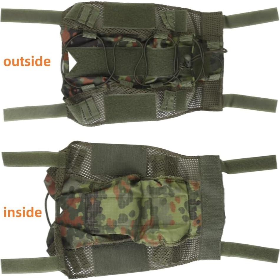 Cubierta de Casco Táctico GHILEO Camuflada Nylon 25.9x42 cm