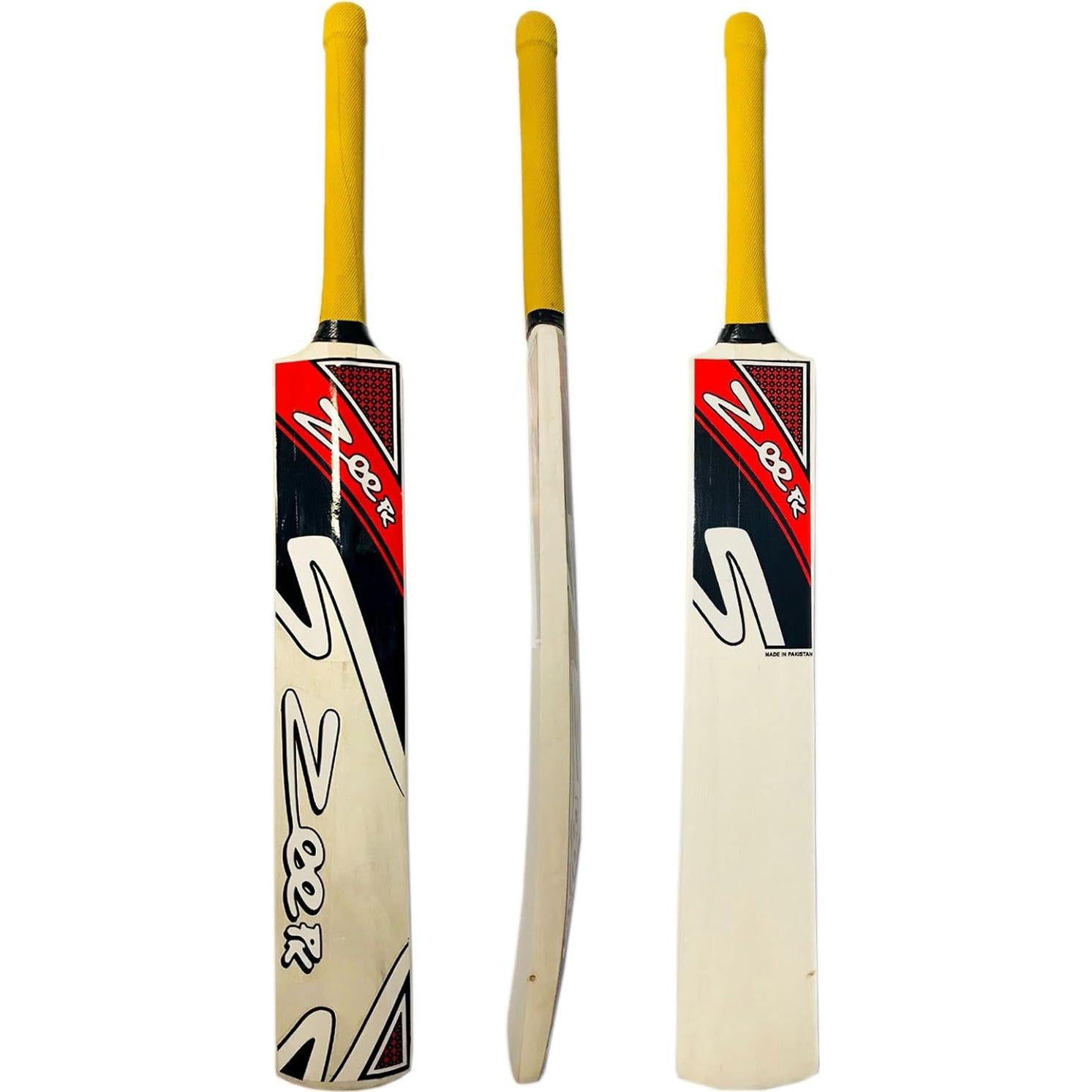 Kit de Cricket Junior Zeepk Sports con Bate de Sauce de 76.2 cm