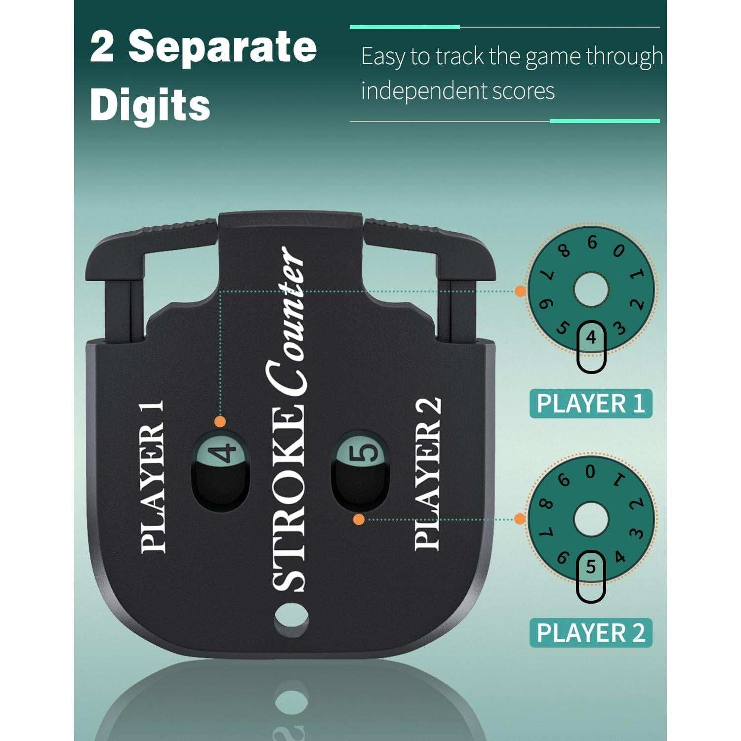 Contador de Golpes GreenHaven Mini Golf 2 Dígitos Portátil