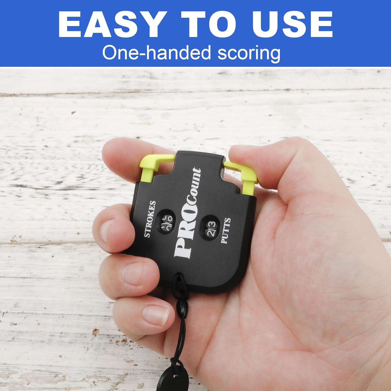 Contador de Golpes de Golf NQEUEPN Mini 3 Piezas 6.5x5.6cm
