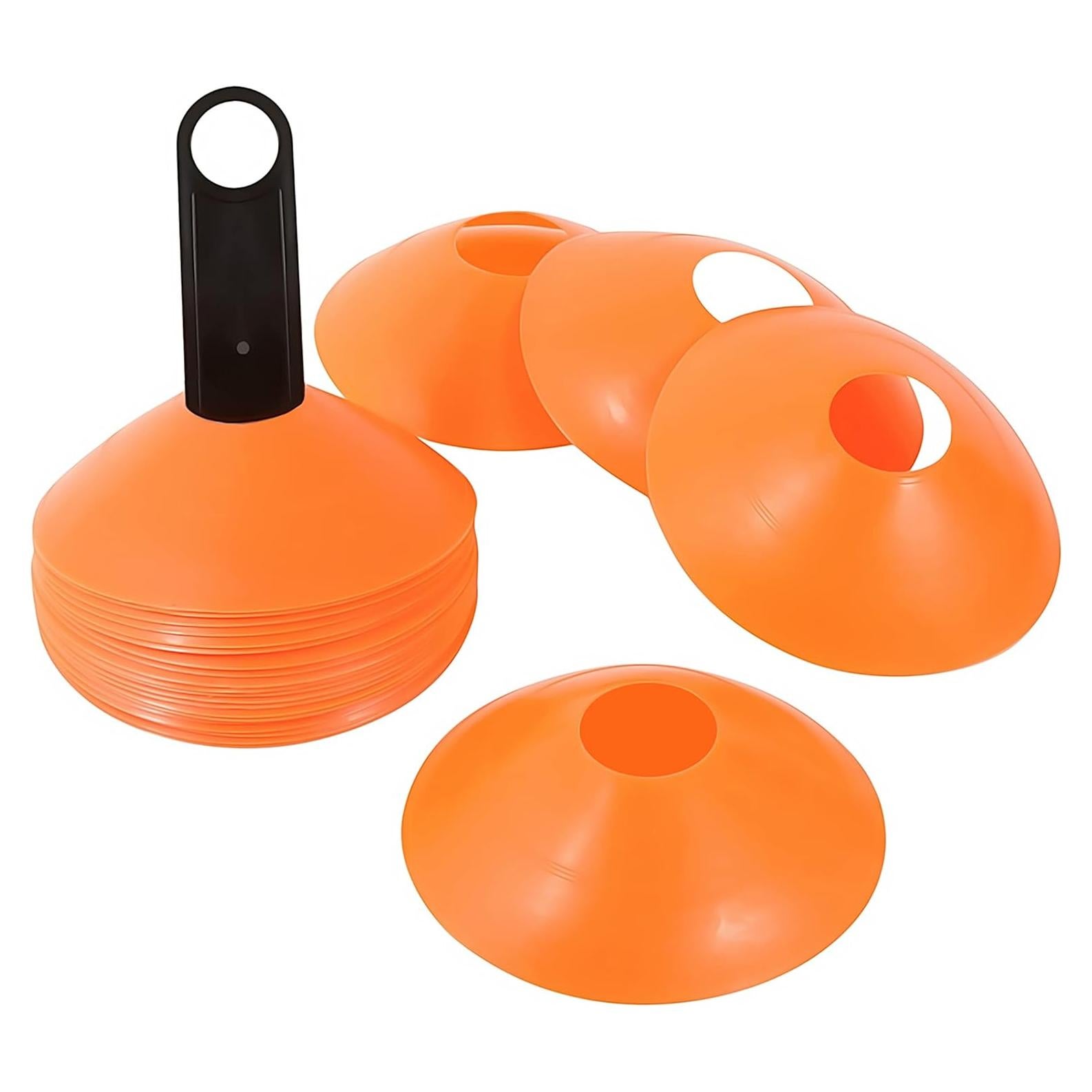 Conos de Disco de Plástico Naranja Trademark Innovations 24 Pzas