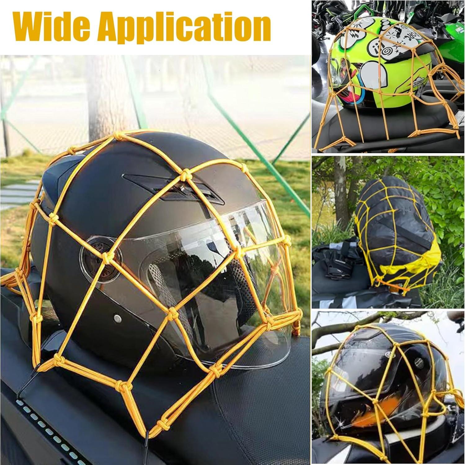 Red de Carga Elástica Amiss 38x38 cm con 6 Ganchos - Naranja