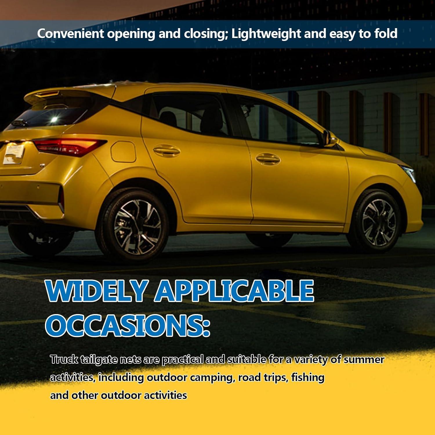 Red de Malla para Maletero SUV NOTISH 163x143cm Protección Solar