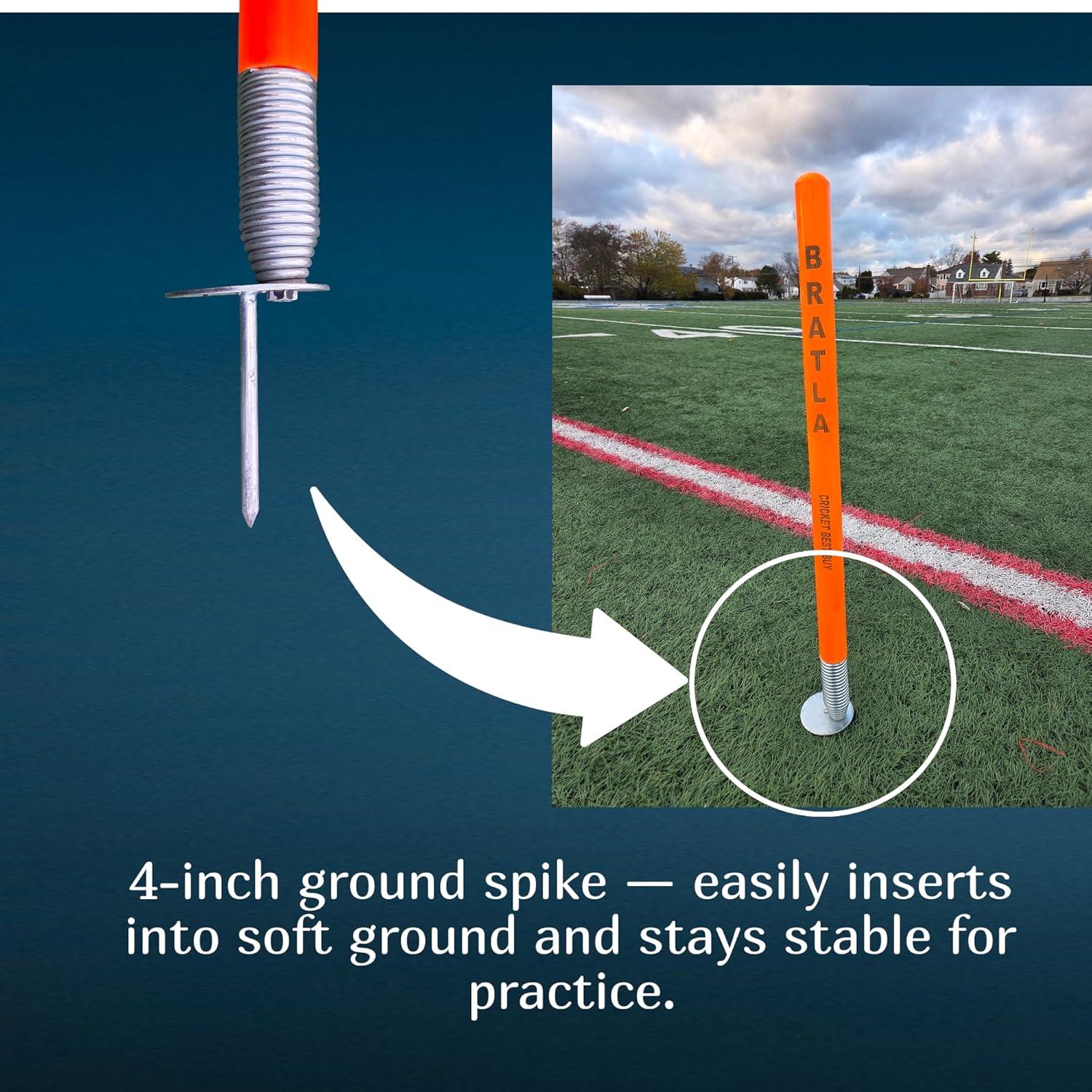 Estaca de objetivo de cricket Bratla 71 cm para entrenamiento
