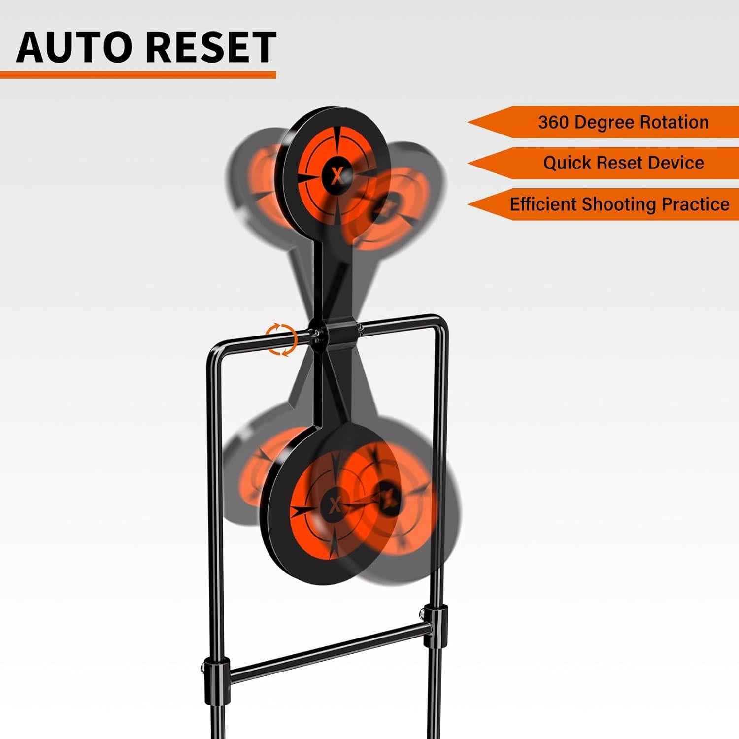 Objetivos de Tiro Doble Spinner Highwild 0.95 cm Acero Automático