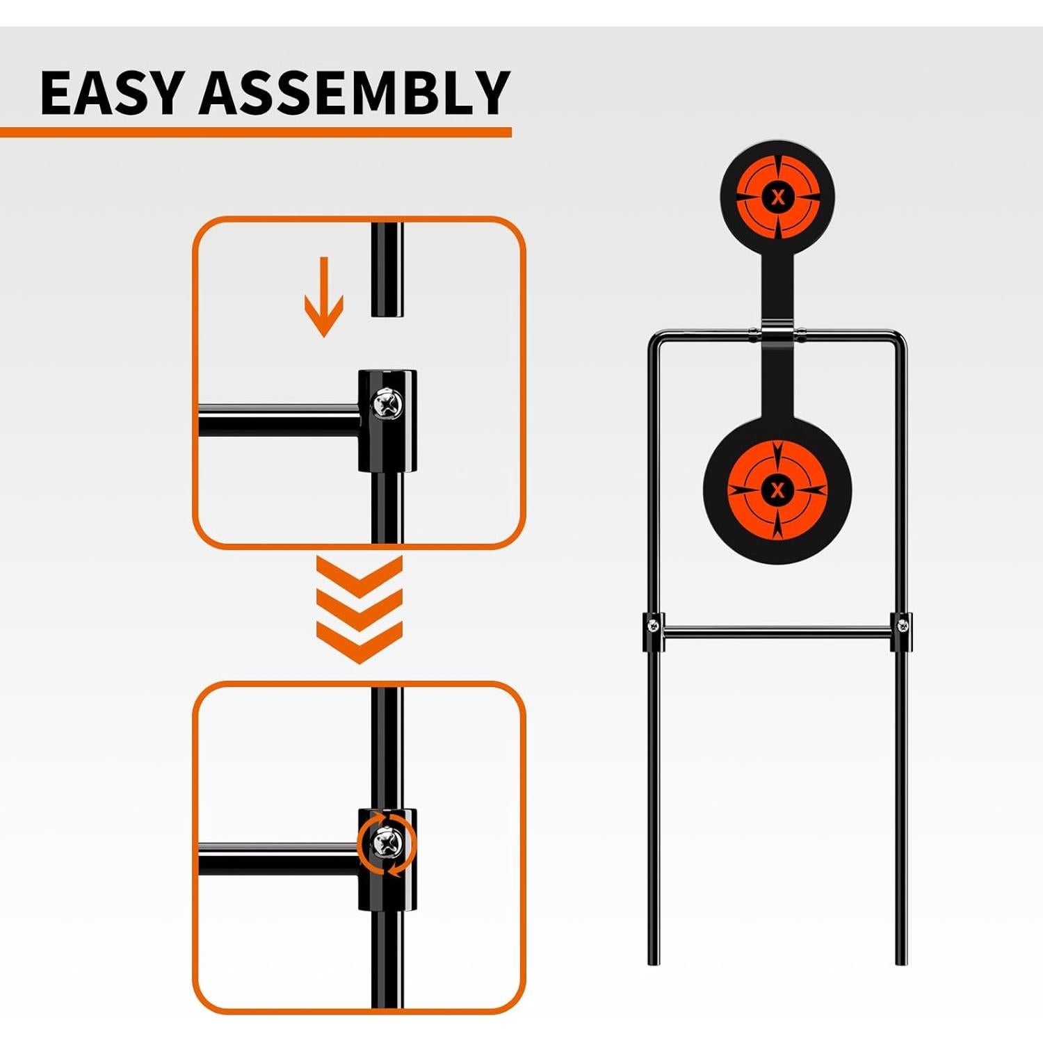 Objetivos de Tiro Doble Spinner Highwild 0.95 cm Acero Automático