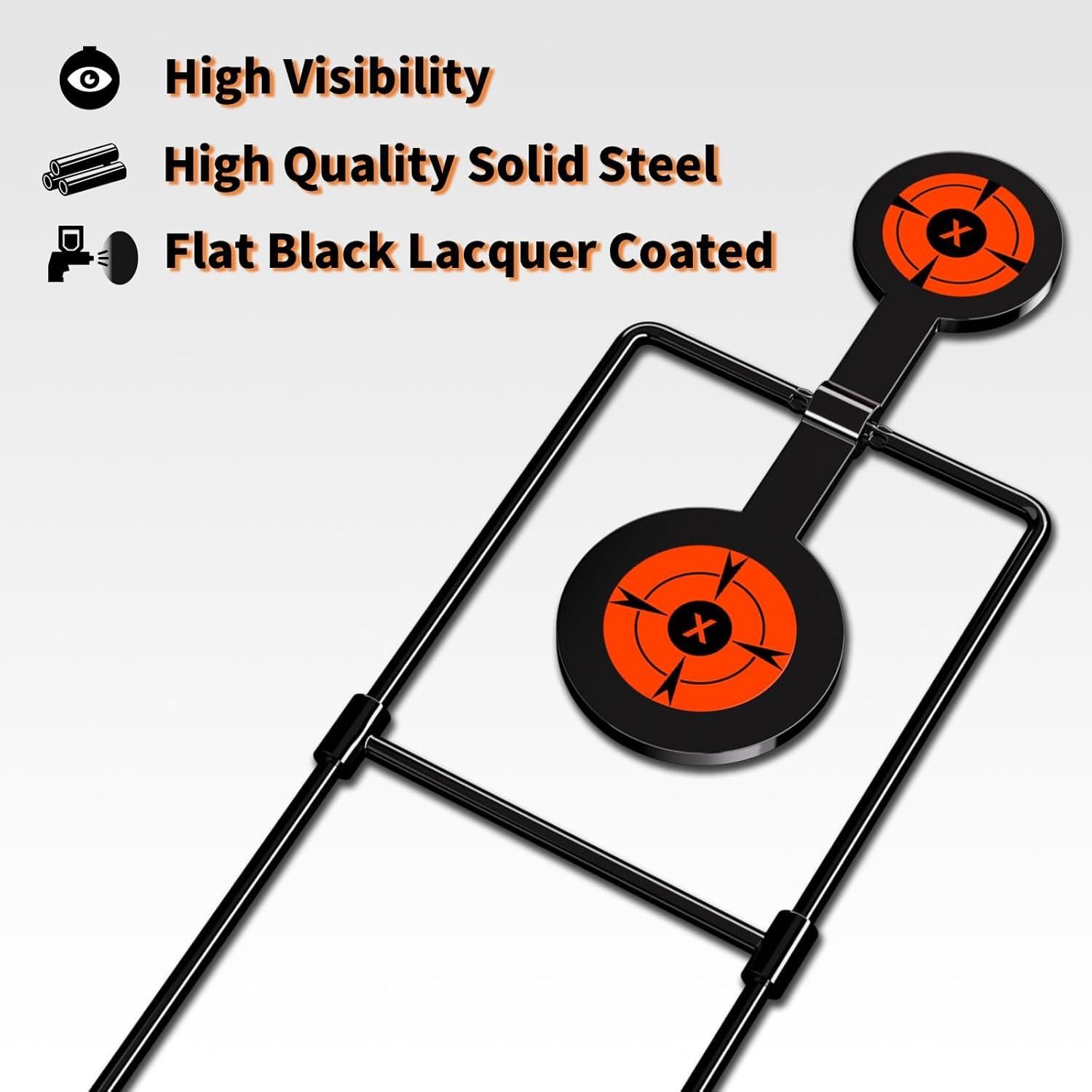 Objetivos de Tiro Doble Spinner Highwild 0.95 cm Acero Automático