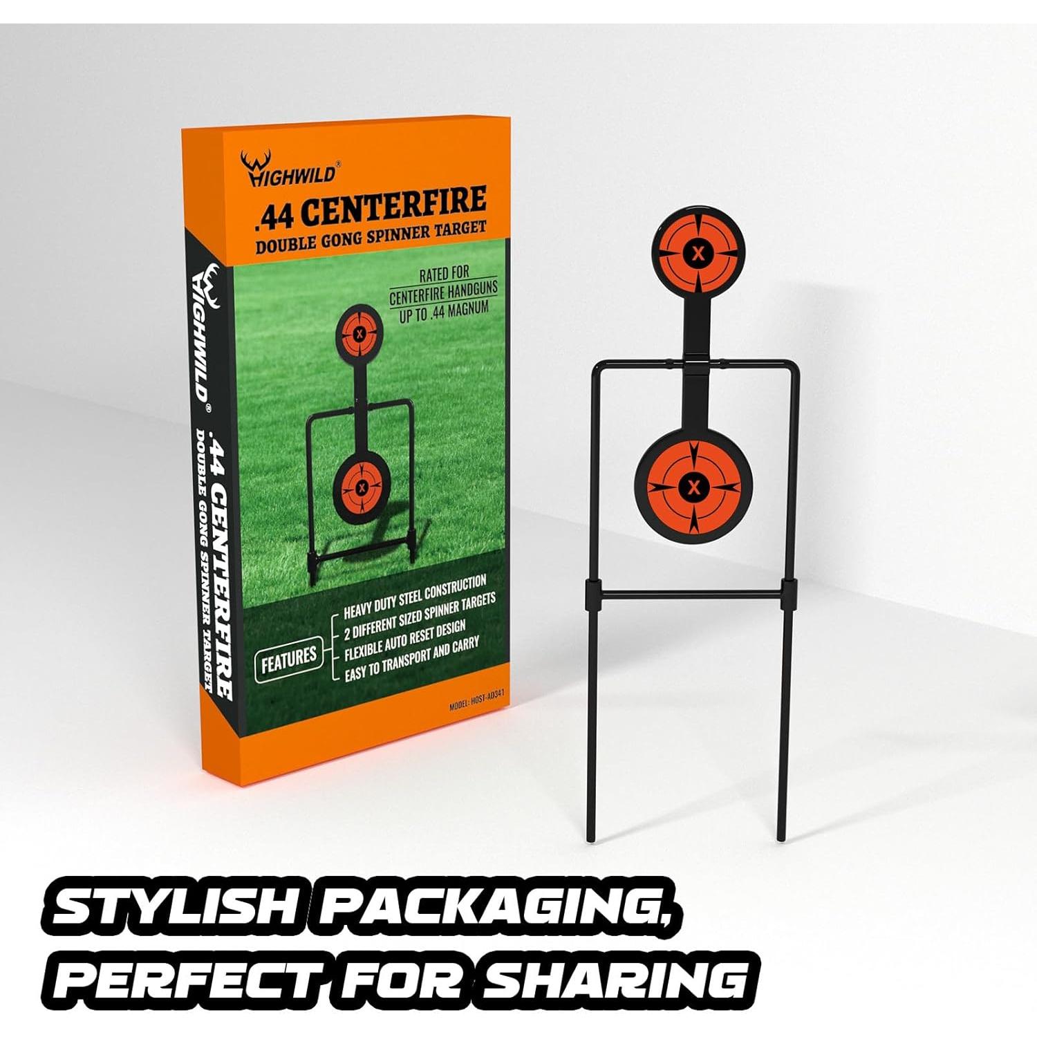 Objetivos de Tiro Doble Spinner Highwild 0.95 cm Acero Automático