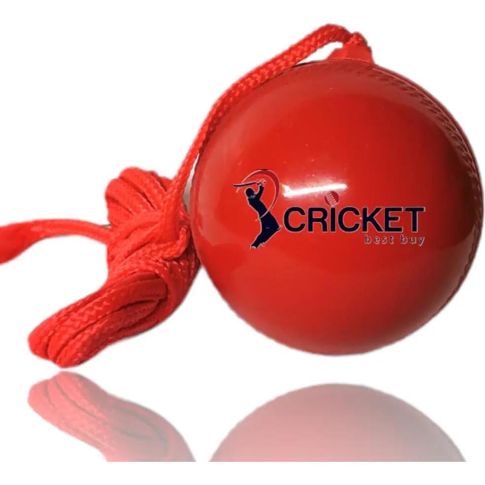 Pelota de Cricket Colgante Bratla con Cuerda PVC 218g