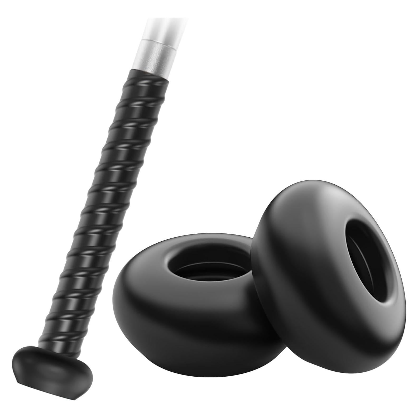 Cubierta de Perilla de Agarre de Bate de Béisbol AISHAIDO - Negro