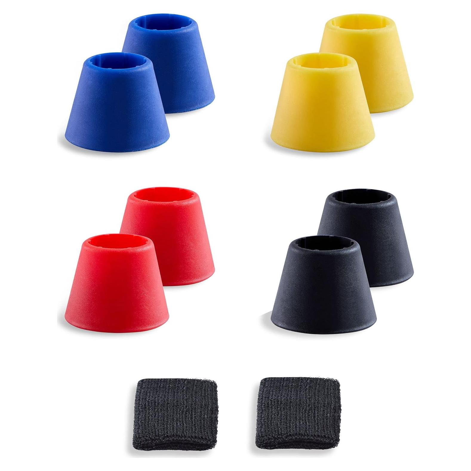 Anillos de agarre para bate Yuyongshuai 8 paquetes + 2 protectores